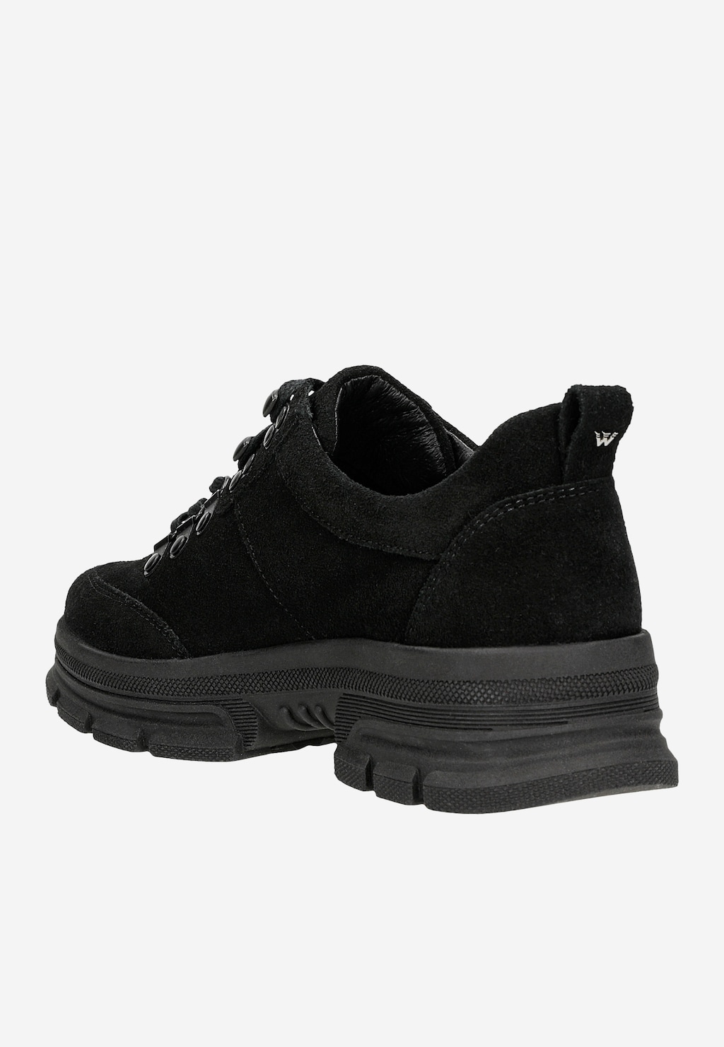 Čierne pohodlné dámske poltopánky z prírodnej kože 46108-61 Widok 4