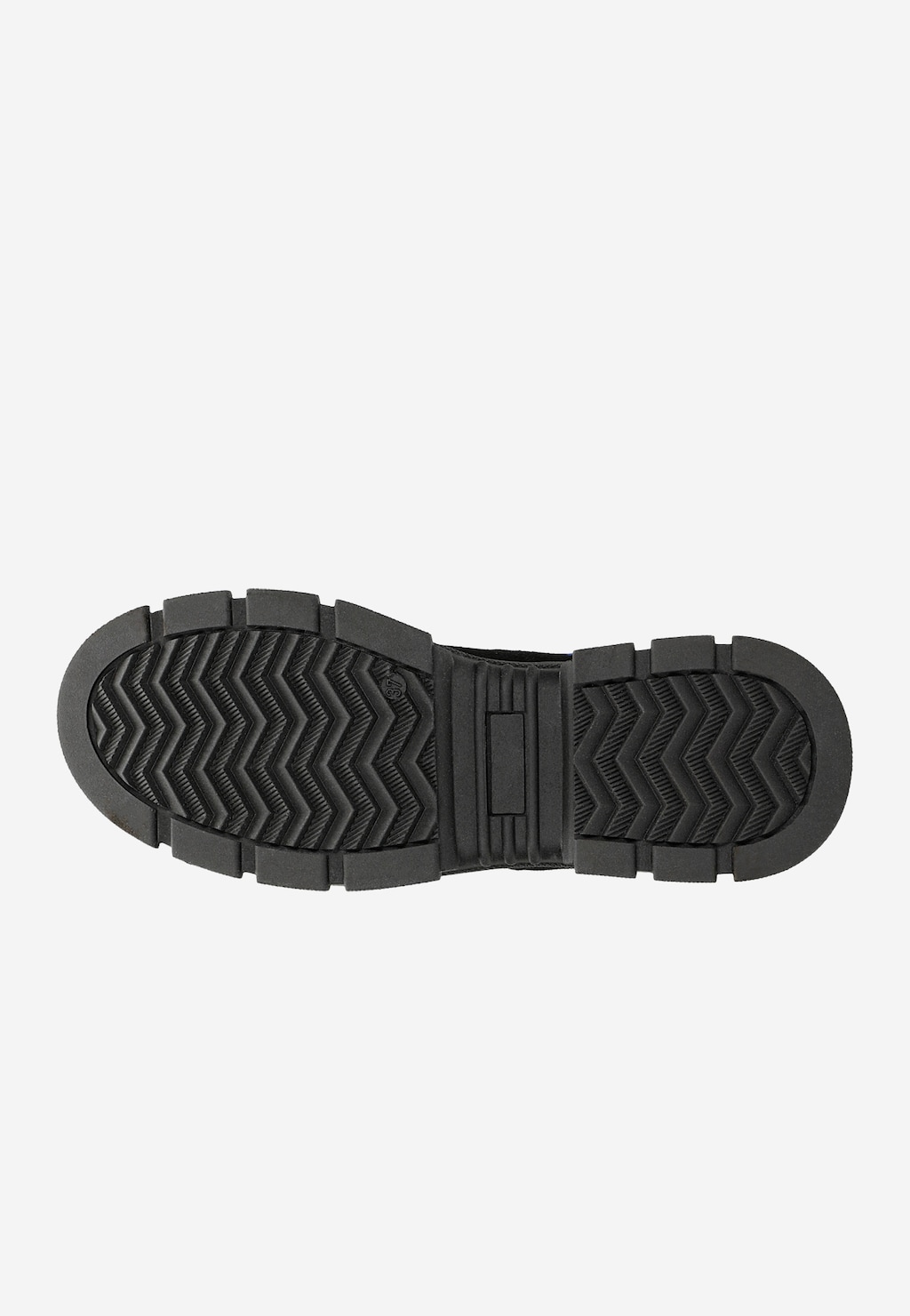 Čierne pohodlné dámske poltopánky z prírodnej kože 46108-61 Widok 6