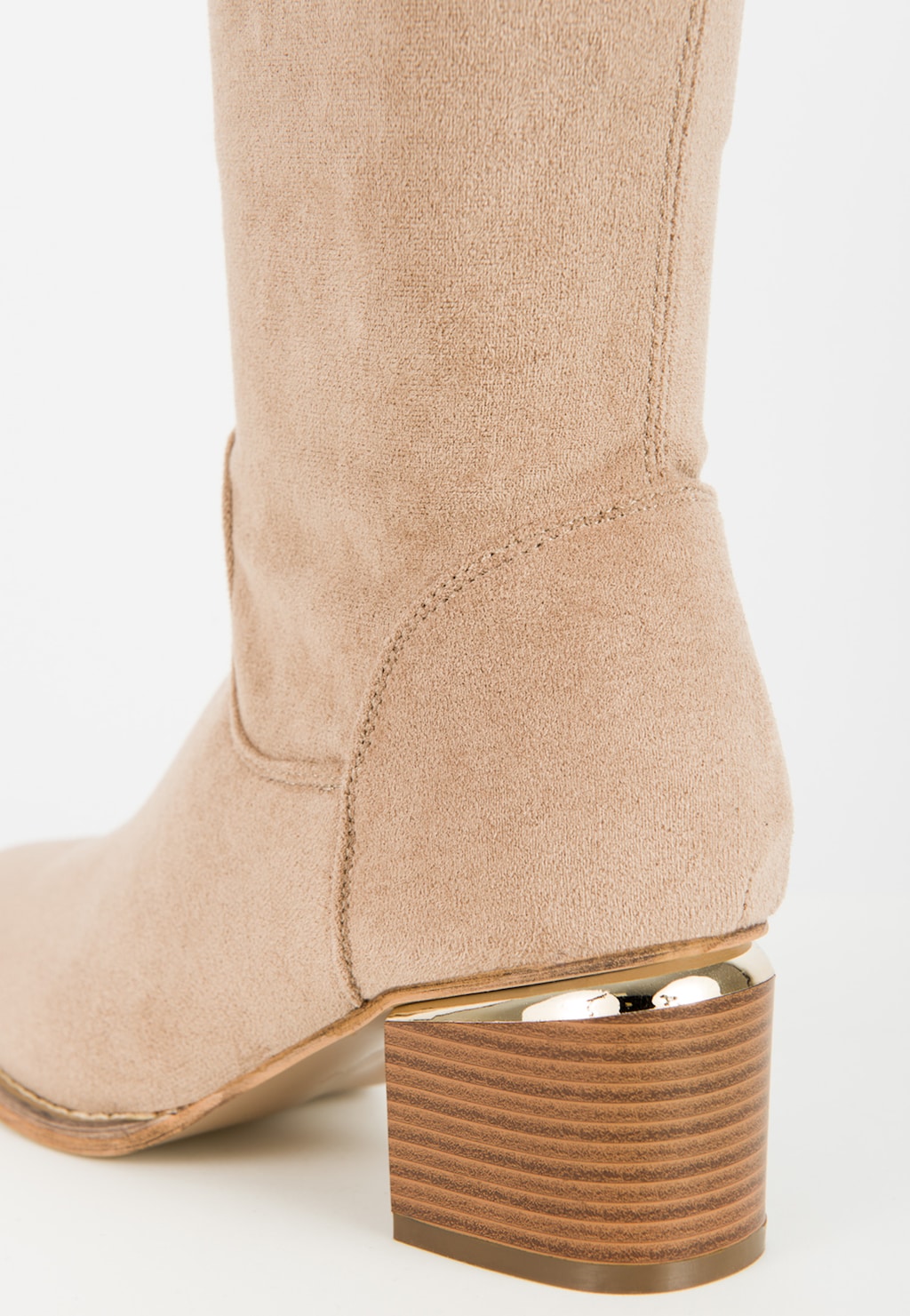 WJS wysokie beżowe kozaki damskie WJS45005-44 Widok 4