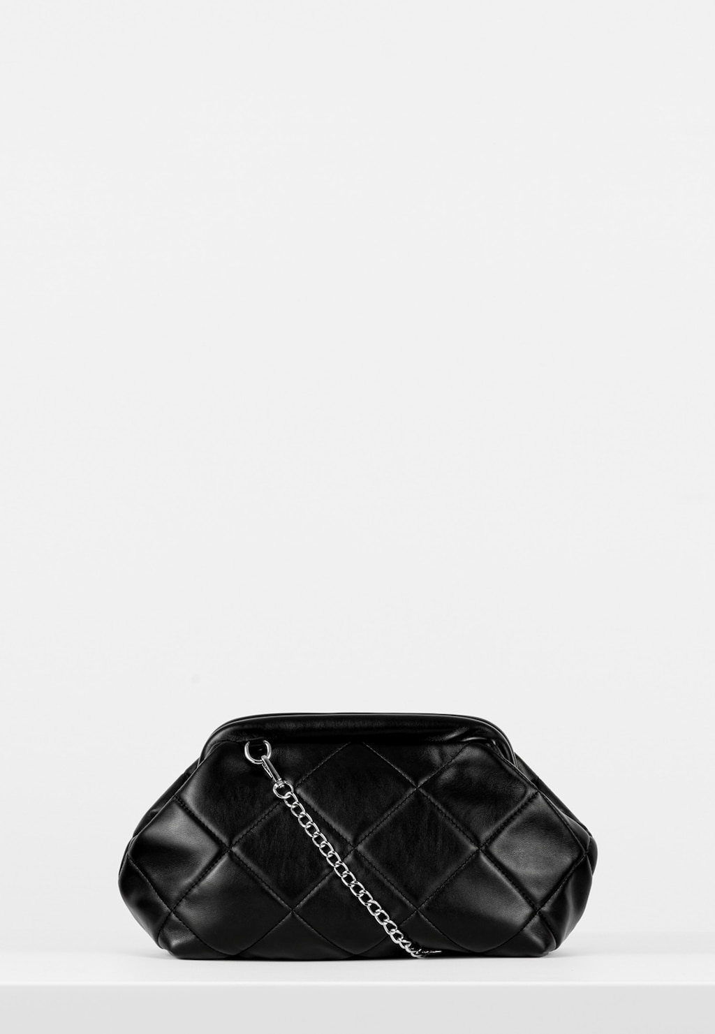 WJS mała czarna pikowana torebka damska WJS76037-51 Widok 2