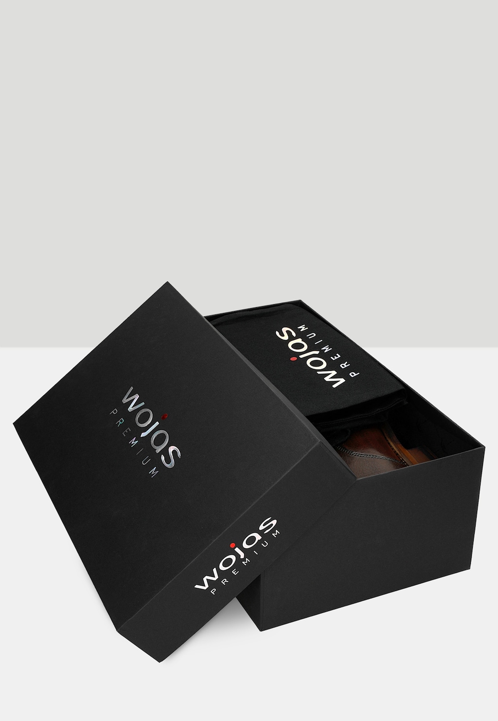 Hnědé pánské kožené boty v elegantním stylu 10057-52 Widok 6