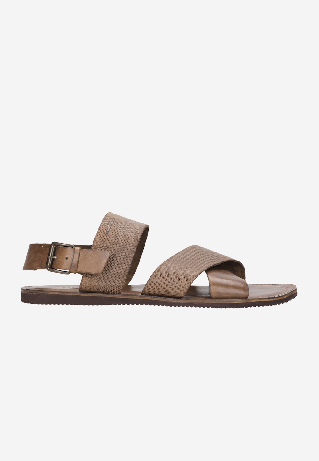 Kožené pánske sandále v hnedej farbe 8304-52 Widok 1