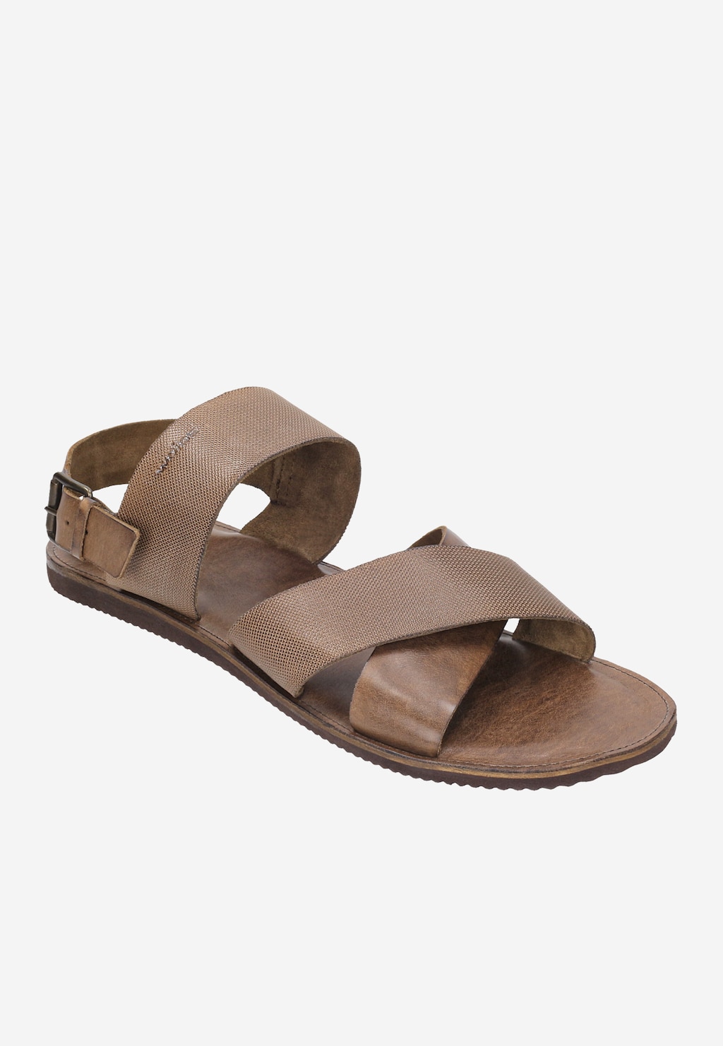 Kožené pánske sandále v hnedej farbe 8304-52 Widok 2