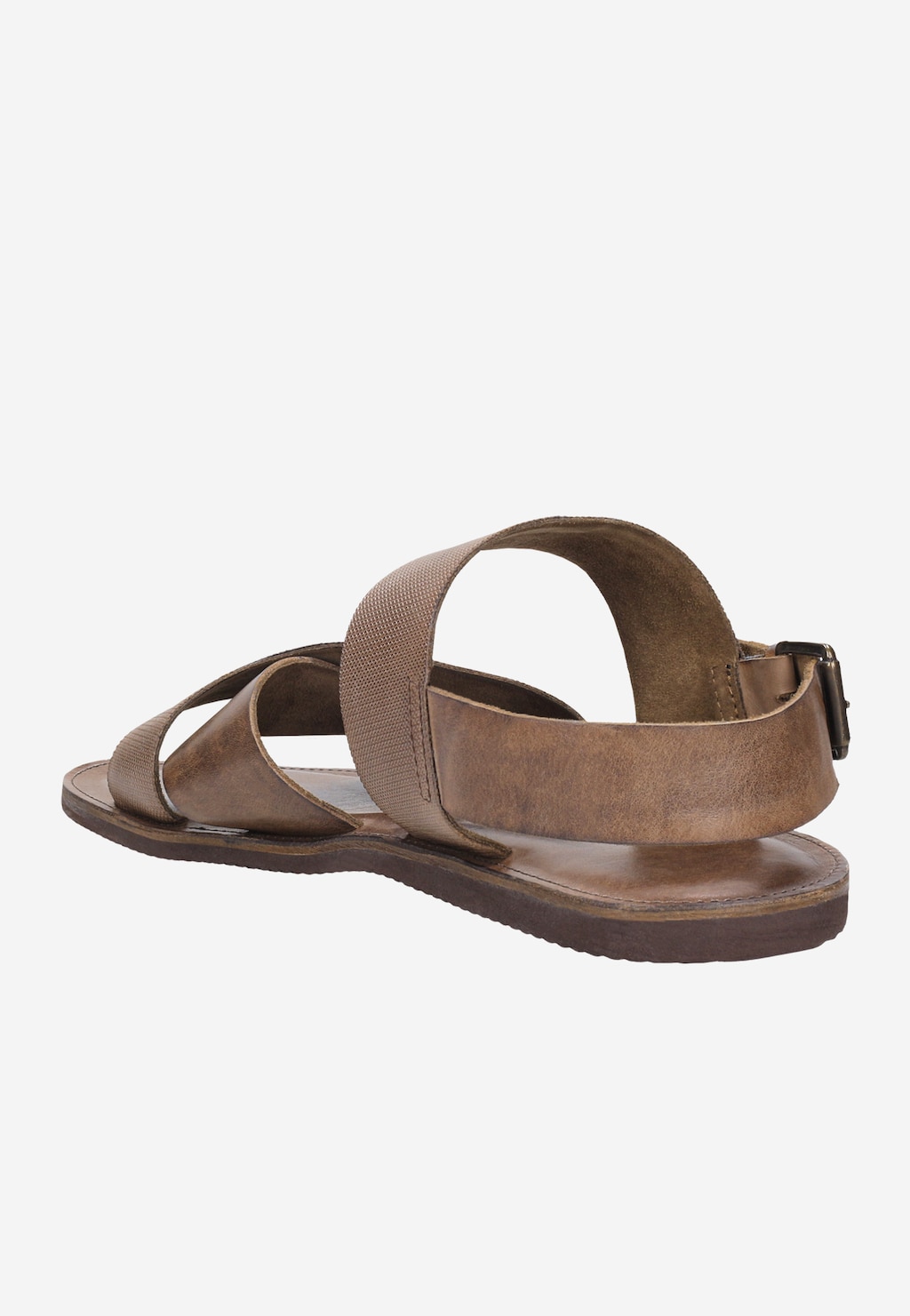 Kožené pánske sandále v hnedej farbe 8304-52 Widok 3