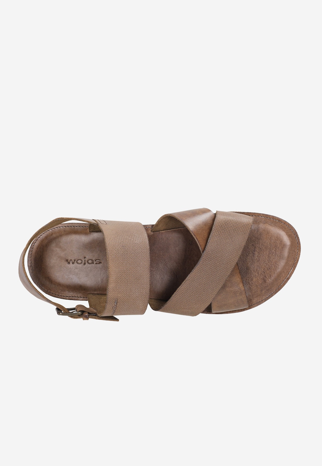 Kožené pánske sandále v hnedej farbe 8304-52 Widok 4