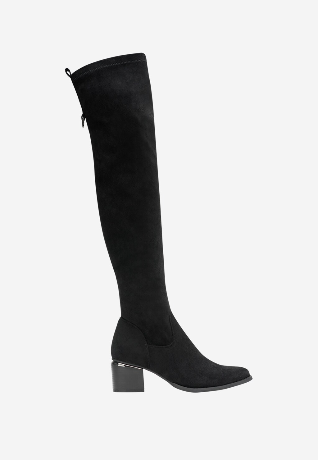 WJS czarne kozaki damskie na słupku WJS45005-41 Widok 1