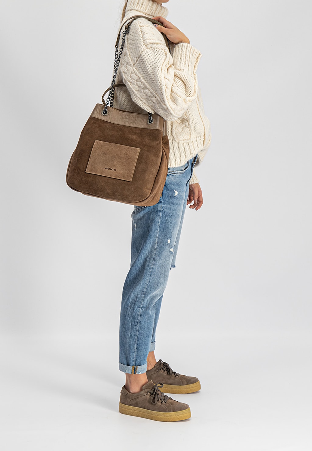 Dámska kožená kabelka s priestorom na všetko podstatné 8901-73 Widok 1