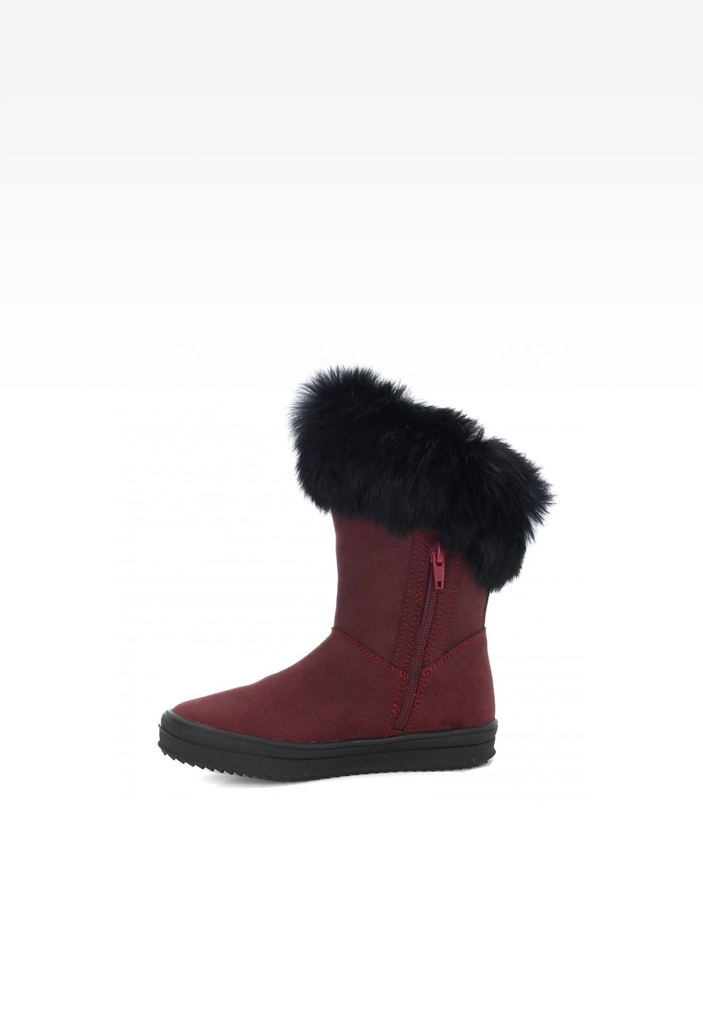 Zateplené členkové topánky BARTEK W-47399W/BOA, pre dievčatá, bordové Widok 4