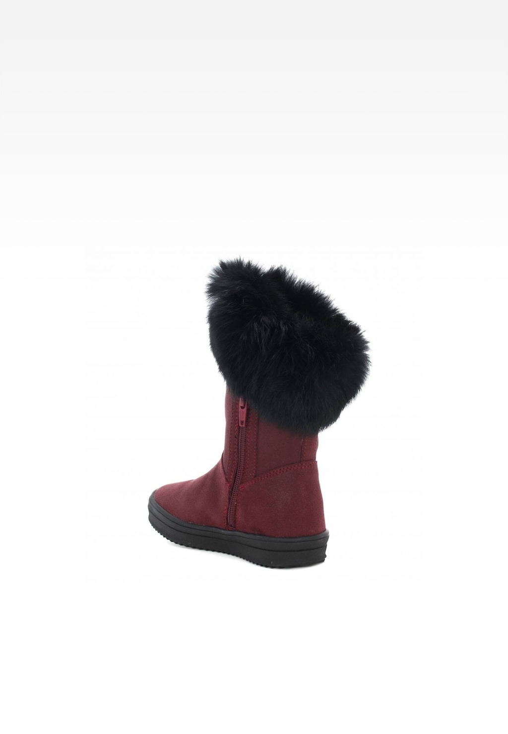 Zateplené členkové topánky BARTEK W-47399W/BOA, pre dievčatá, bordové Widok 5