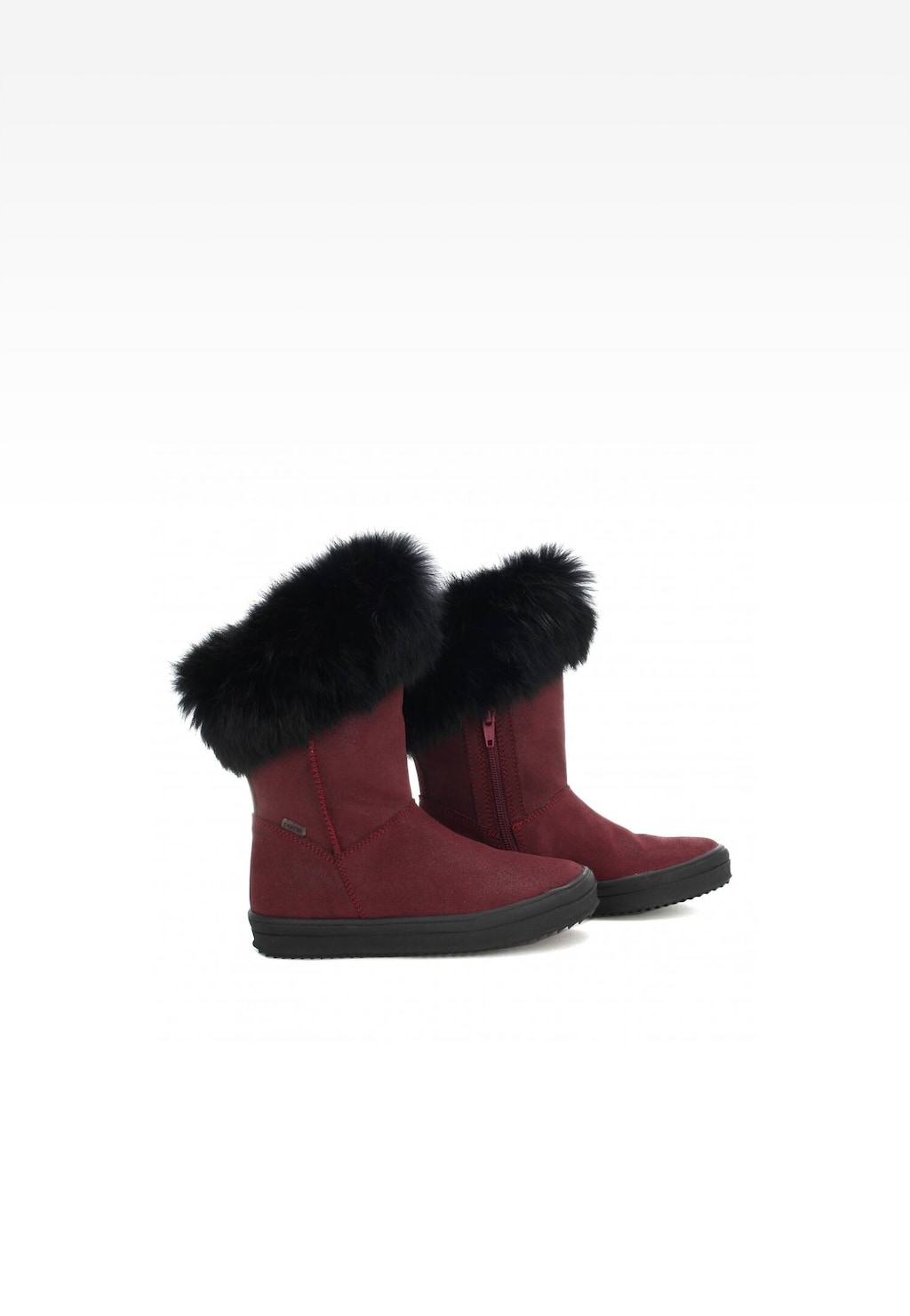 Zateplené členkové topánky BARTEK W-47399W/BOA, pre dievčatá, bordové Widok 6
