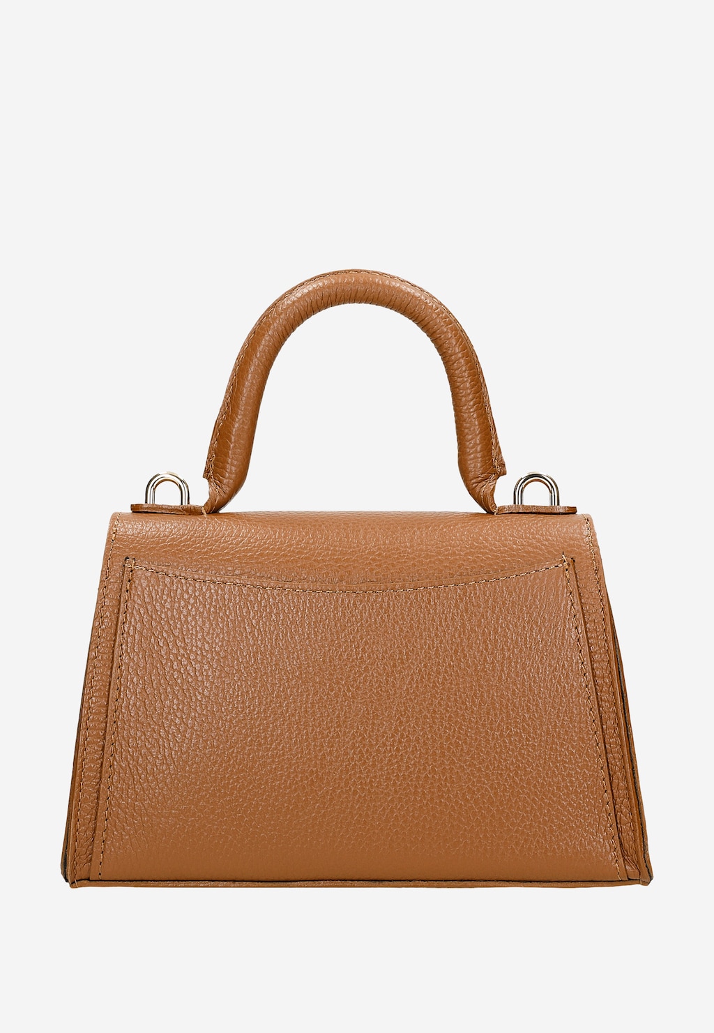 Elegantná dámska kufrová taška z hnedej kože 80203-53 Widok 4