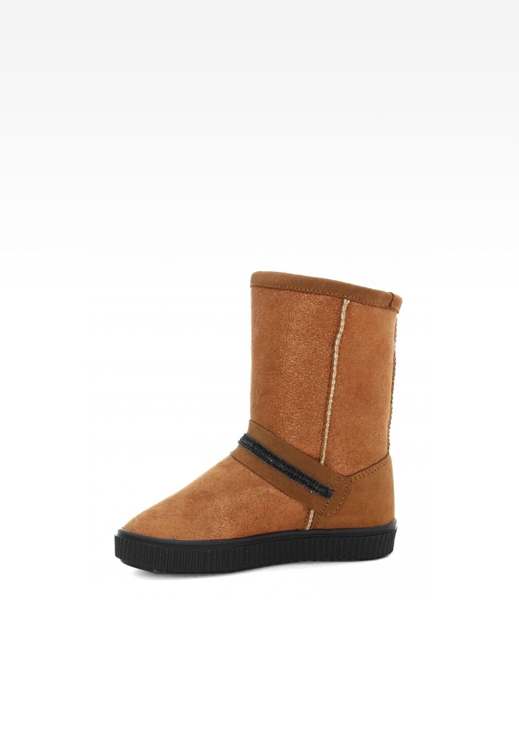 Zateplené členkové topánky BARTEK T-447730/DAZ, pre dievčatá, hnedé Widok 4