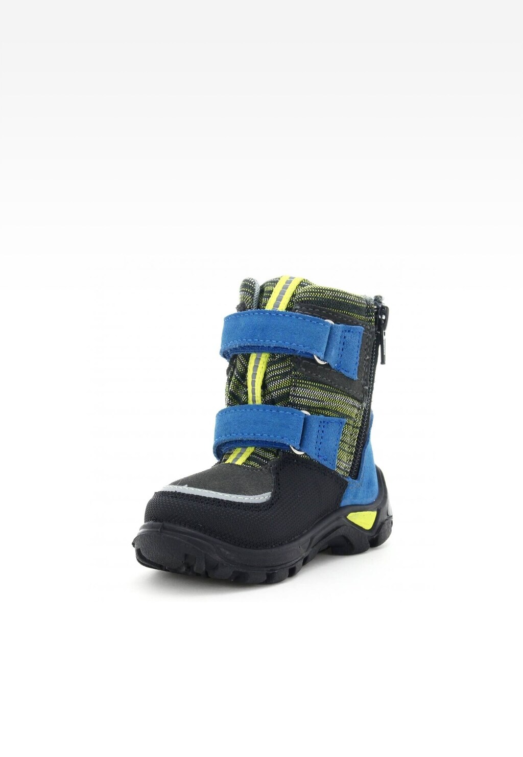Zateplené členkové topánky BARTEK T-91759/0RE, pre chlapcov, šedo-modré Widok 3
