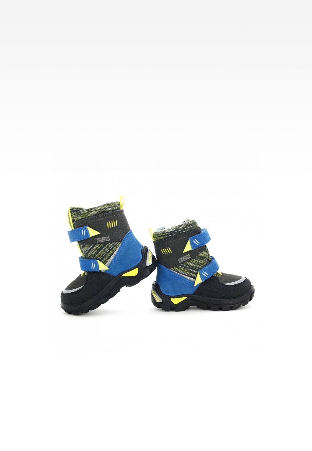 Zateplené členkové topánky BARTEK T-91759/0RE, pre chlapcov, šedo-modré Widok 7