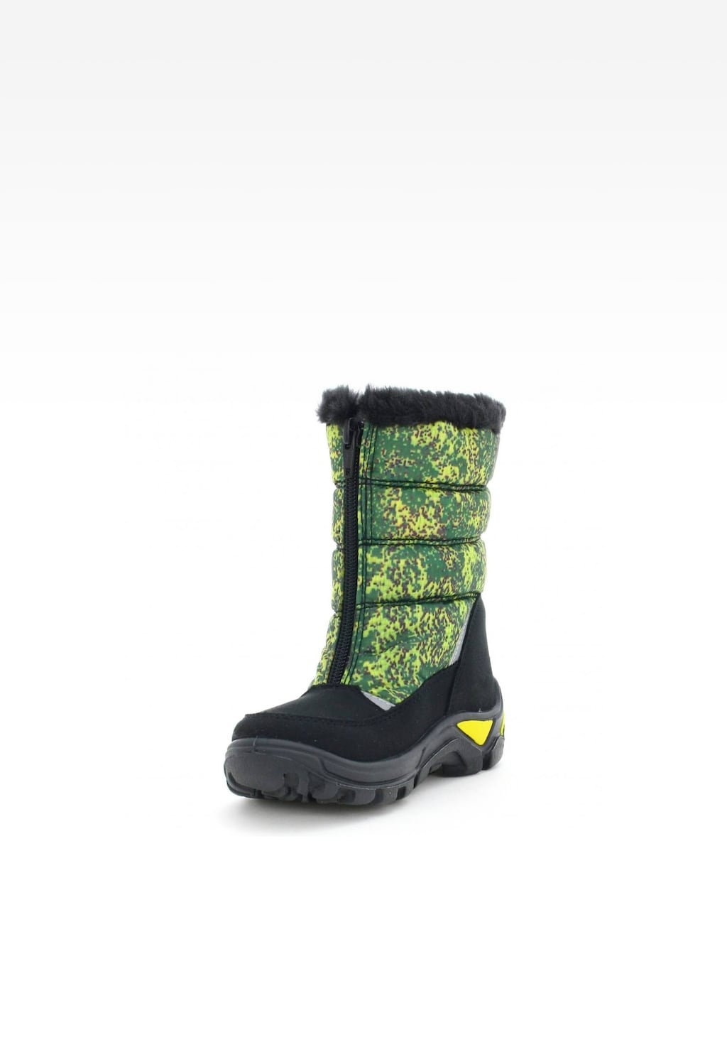 Čižmy BARTEK T-91419/TAA, čierno-zelené Widok 3