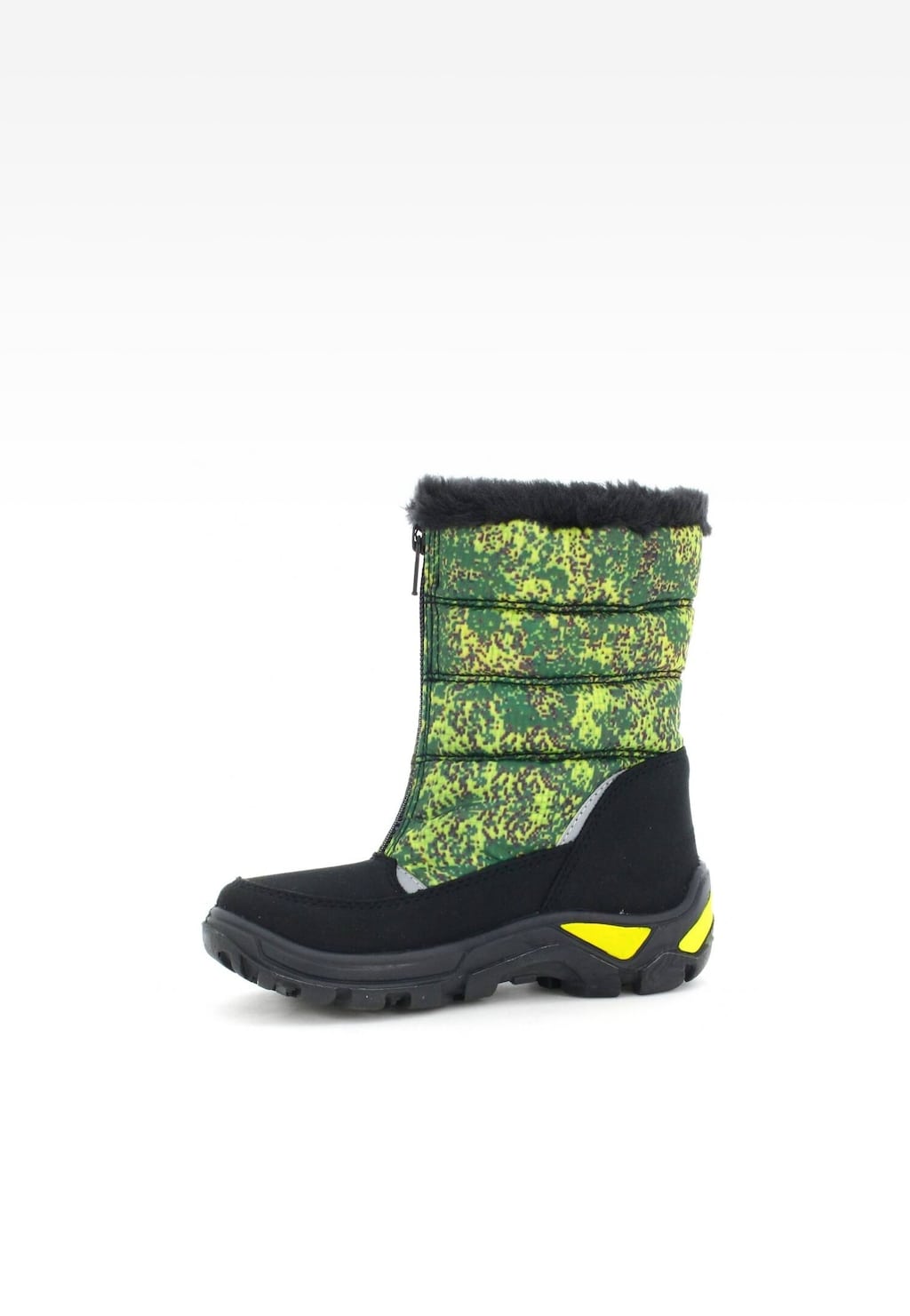 Čižmy BARTEK T-91419/TAA, čierno-zelené Widok 4