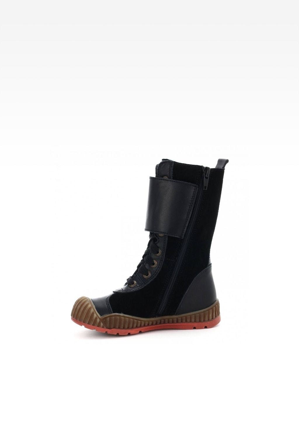 Zateplené kozačky BARTEK T-94203/ST/0IZ, pro dívky, černo-oranžové Widok 5