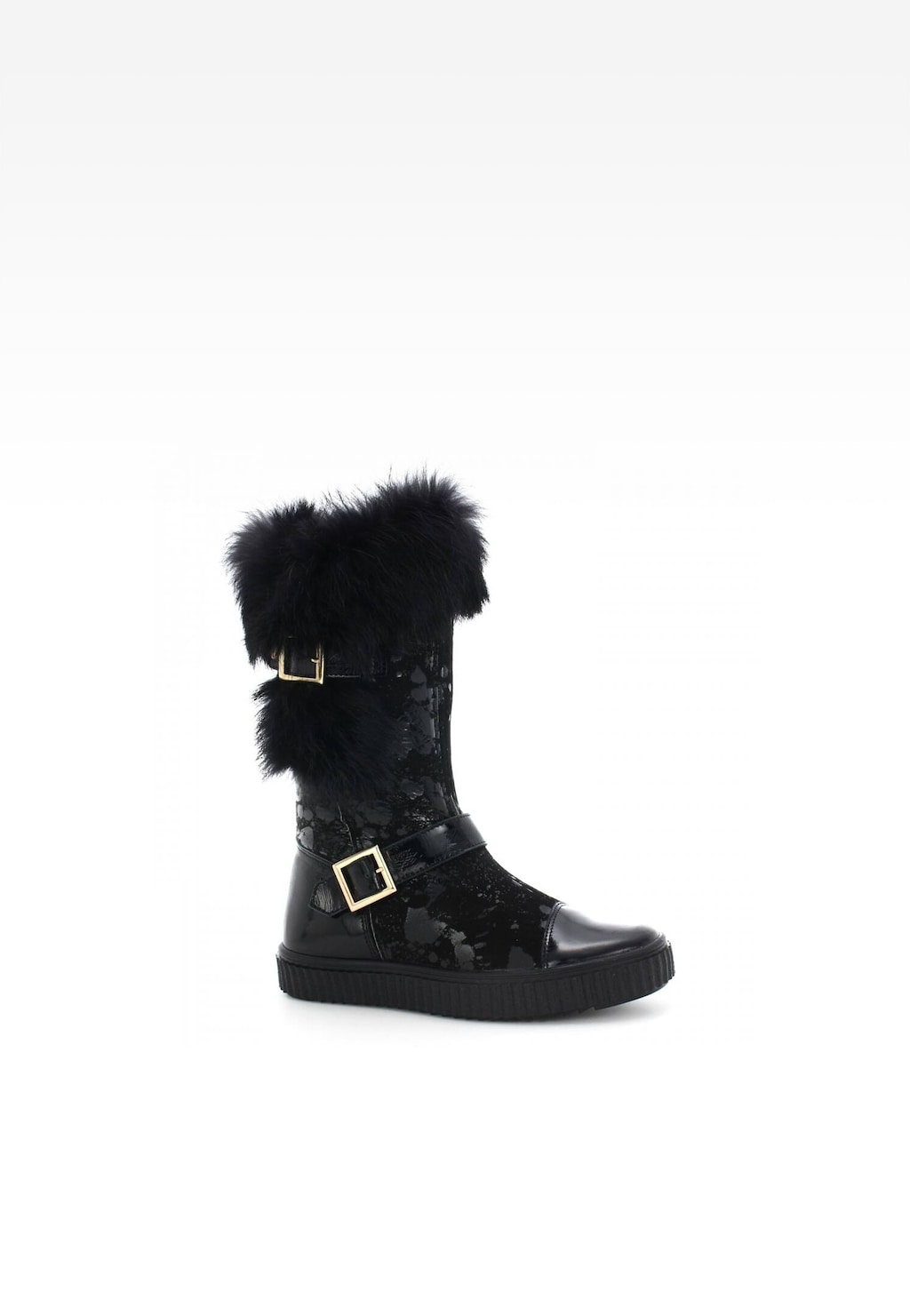 Kozaki ocieplane BARTEK T-973980/1LH, dla dziewcząt, czarny Widok 1