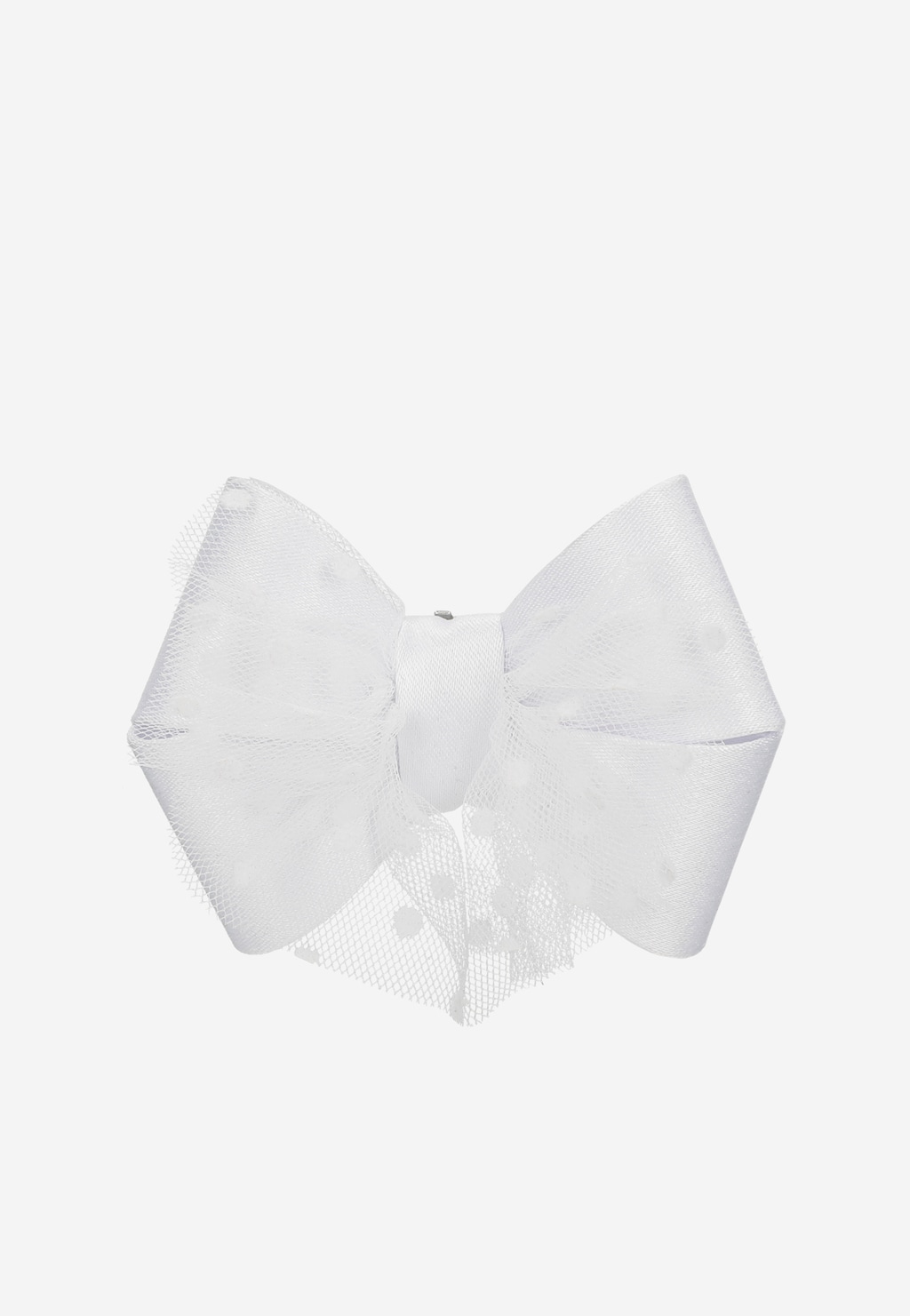 Bílá připínací mašle na boty 98533-19 Widok 2