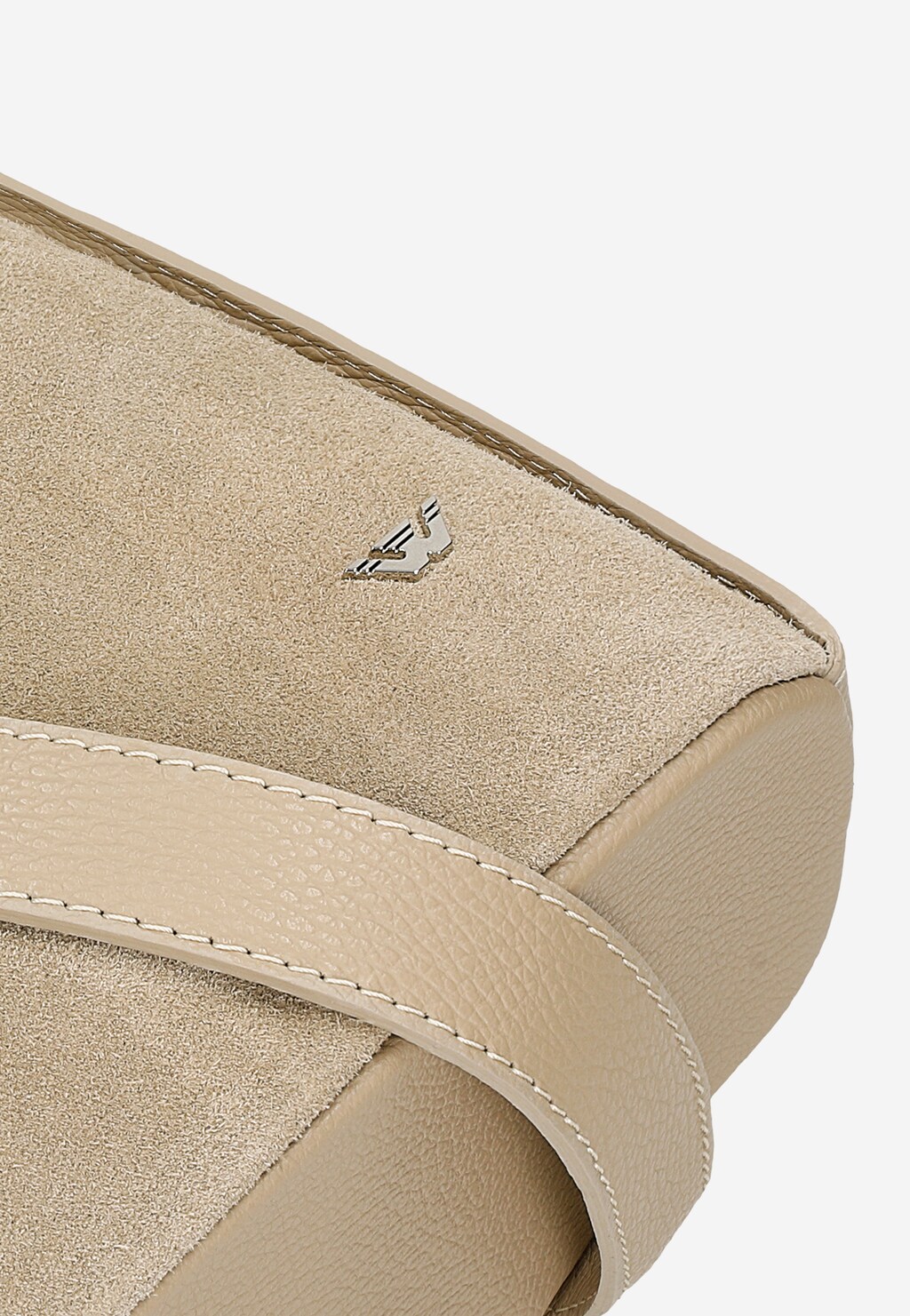 Světle béžová kožená dámská kabelka 80067-64 Widok 8