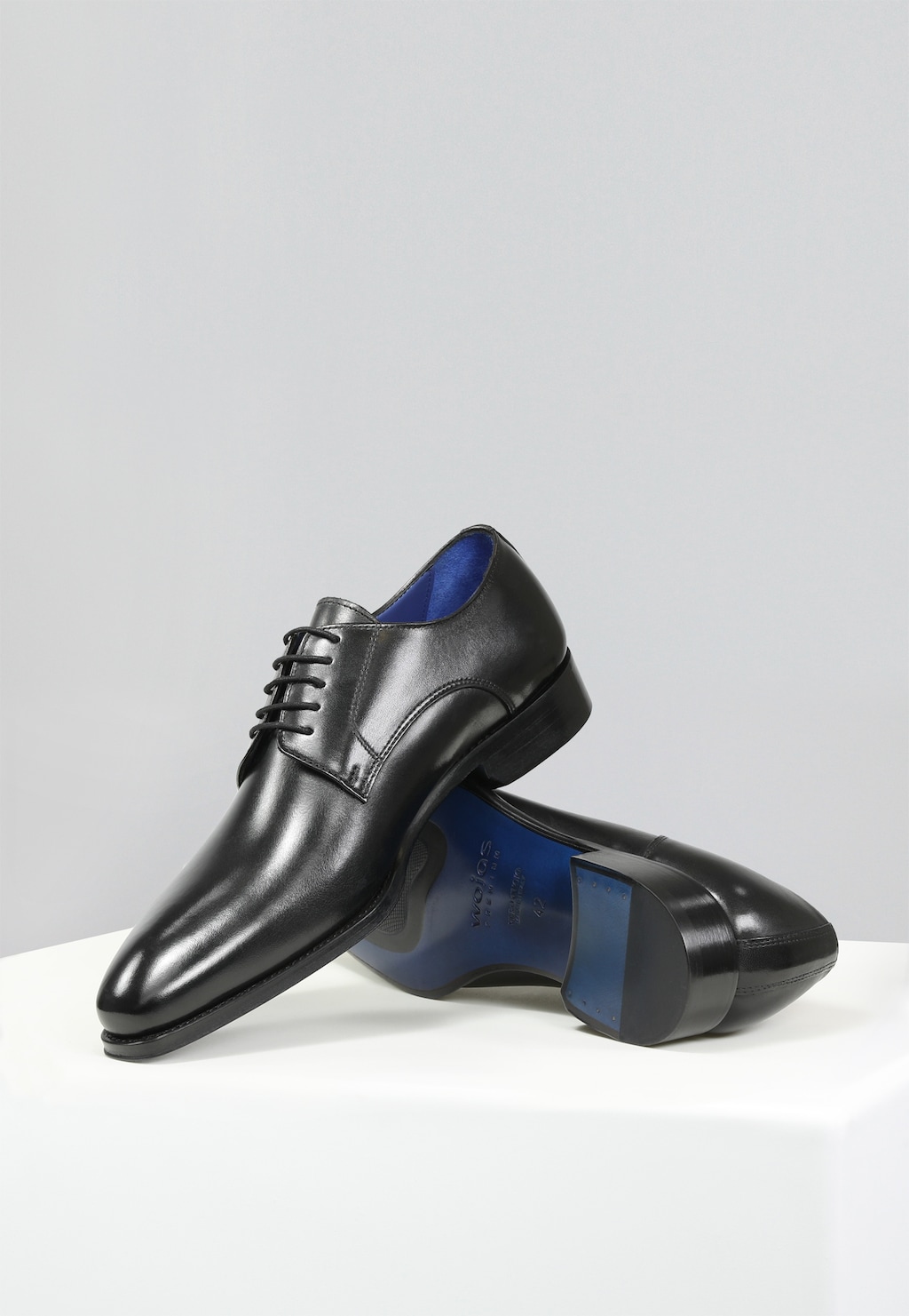 Černé pánské elegantní polobotky PREMIUM 10057-51 Widok 3