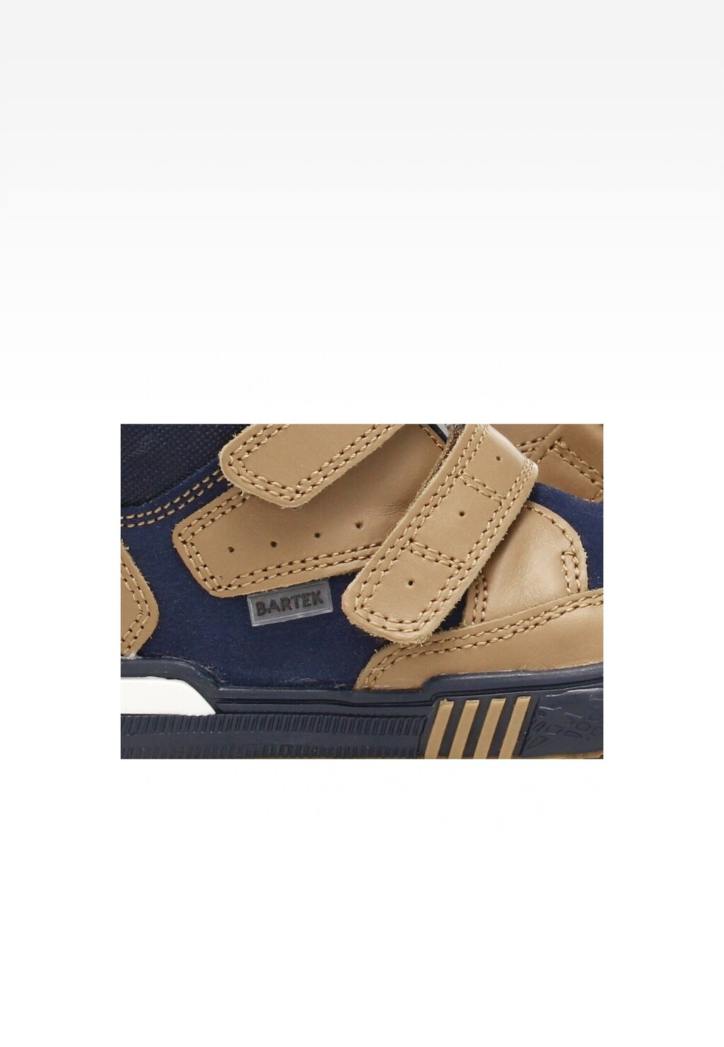 Sneakers BARTEK 21704-008, dla chłopców, brązowo-granatowy Widok 8