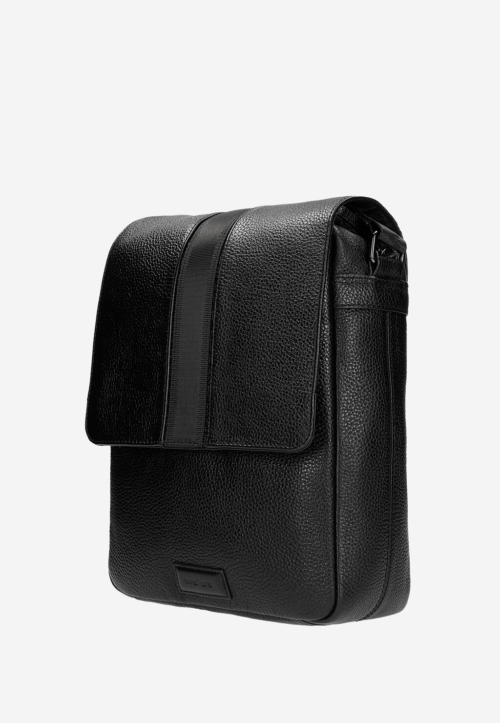 Czarna skórzana torba męska crossbody bag 90015-51 Widok 3