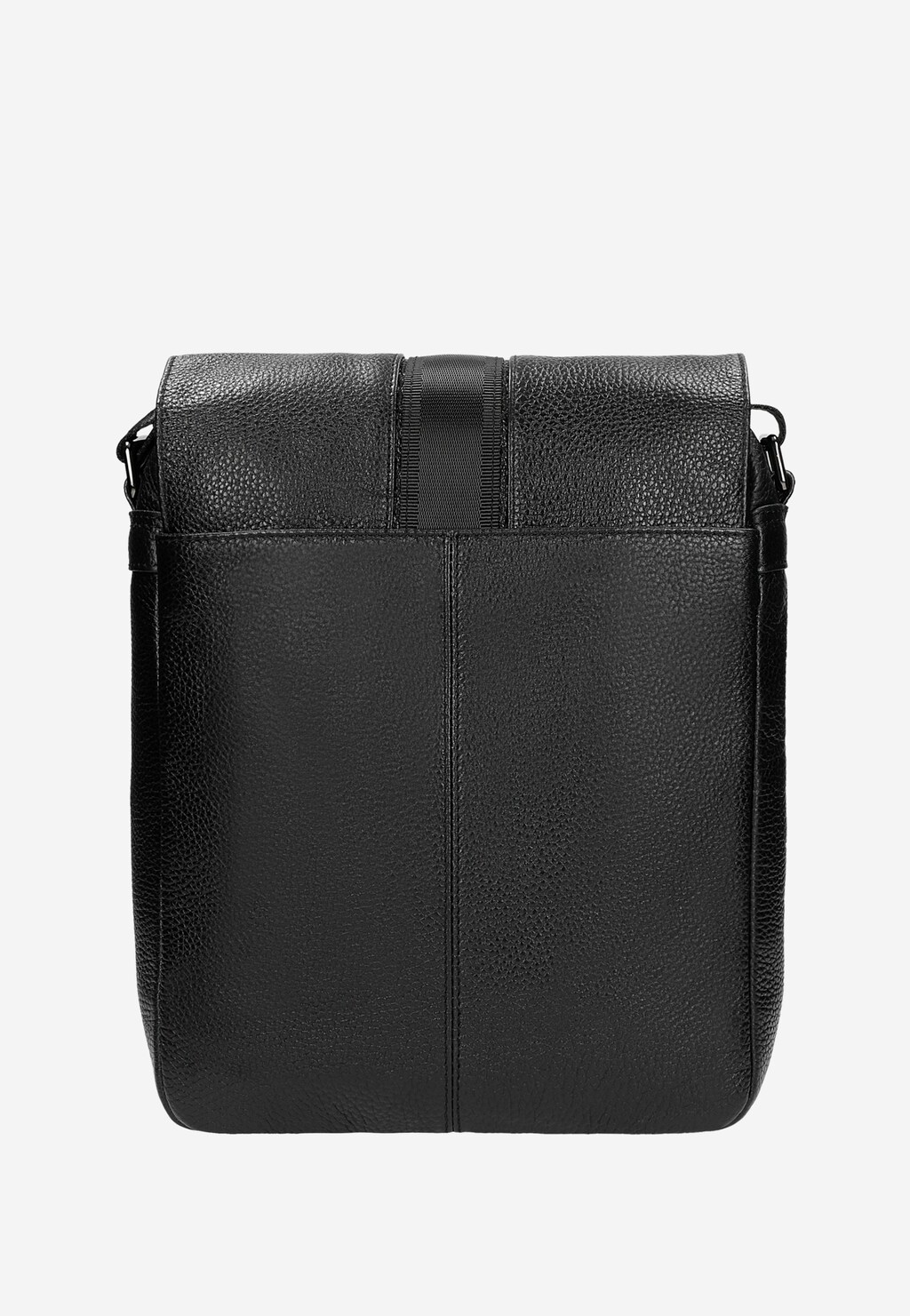 Czarna skórzana torba męska crossbody bag 90015-51 Widok 4