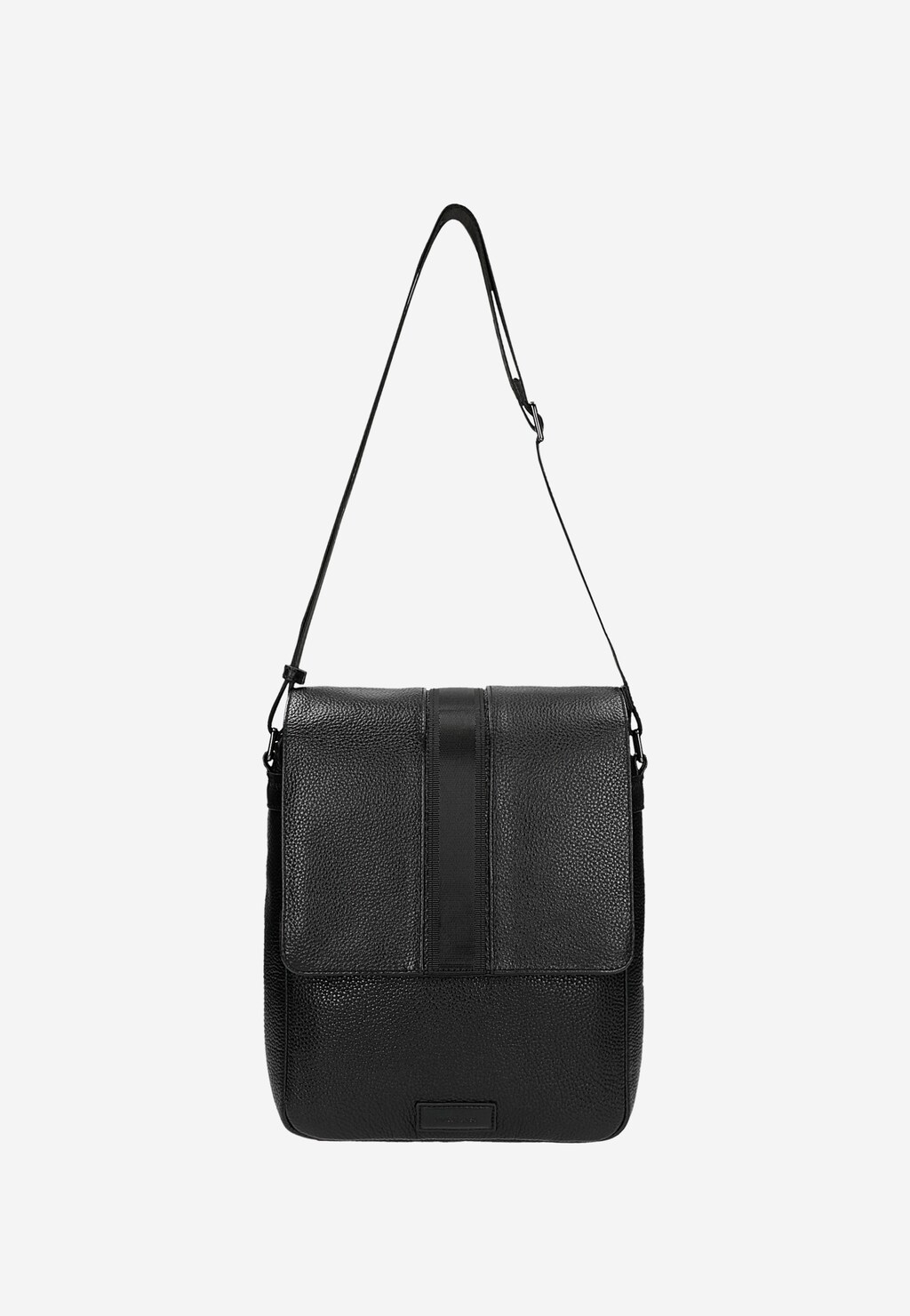 Czarna skórzana torba męska crossbody bag 90015-51 Widok 5