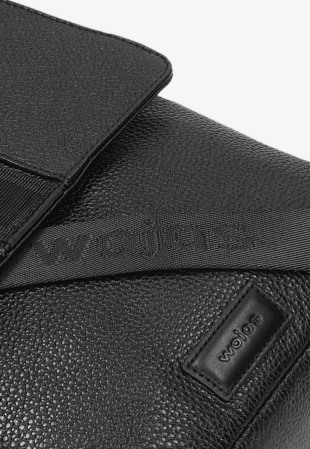 Czarna skórzana torba męska crossbody bag 90015-51 Widok 6