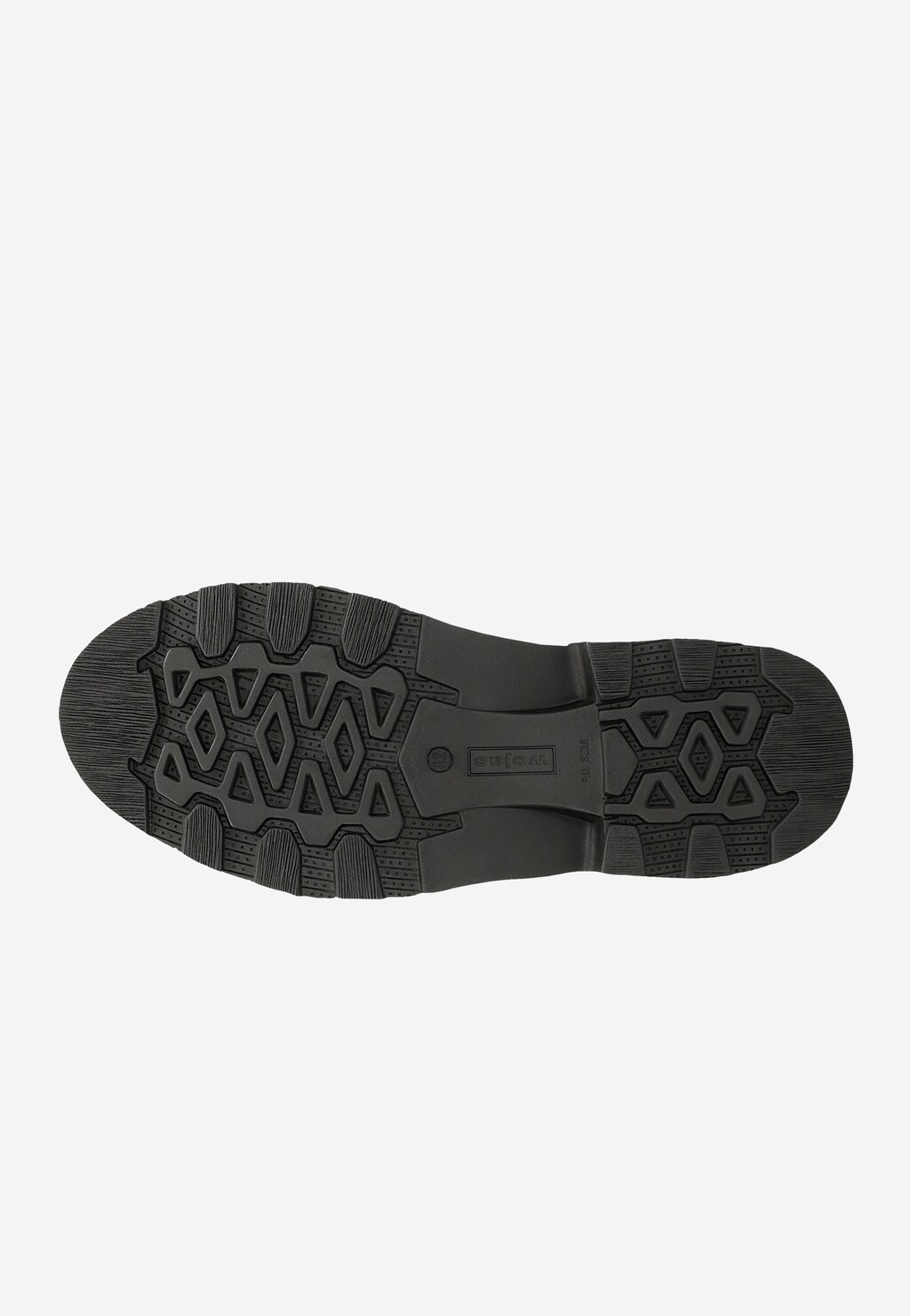 Zielone sznurowane trzewiki męskie z dwoiny 1200-68 Widok 6