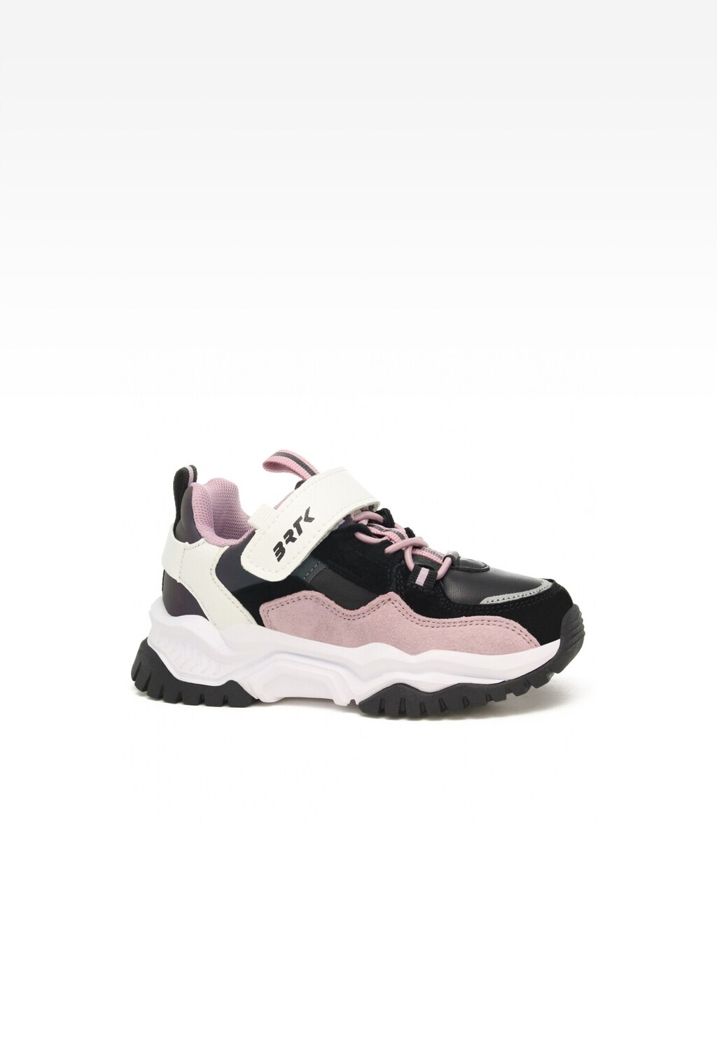 Półbuty BARTEK 15412003, dla dziewcząt, czarno-różowy Widok 1