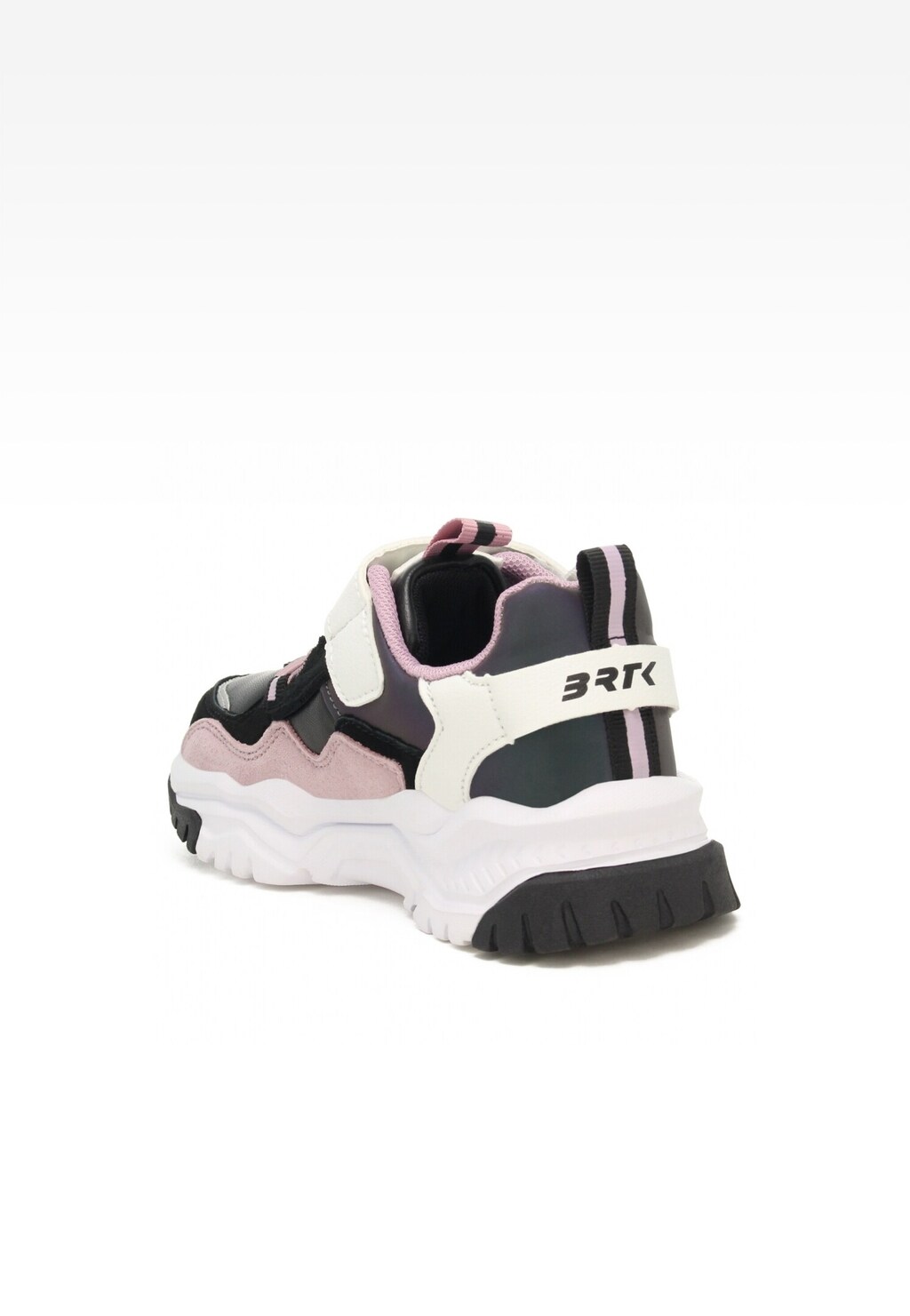 Półbuty BARTEK 15412003, dla dziewcząt, czarno-różowy Widok 5