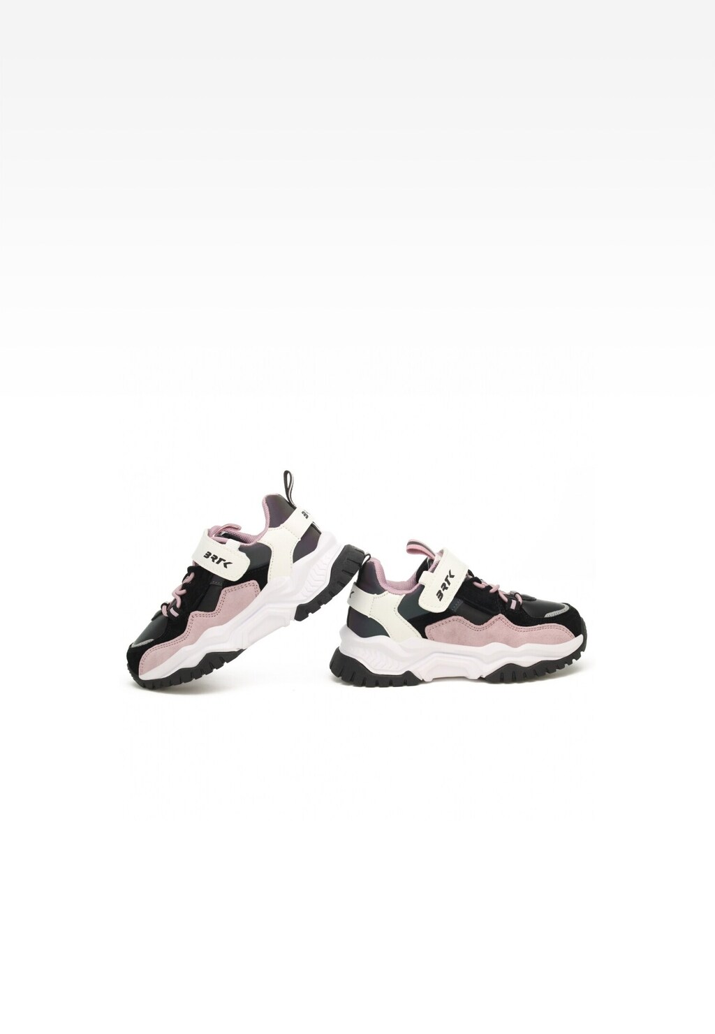 Półbuty BARTEK 15412003, dla dziewcząt, czarno-różowy Widok 6