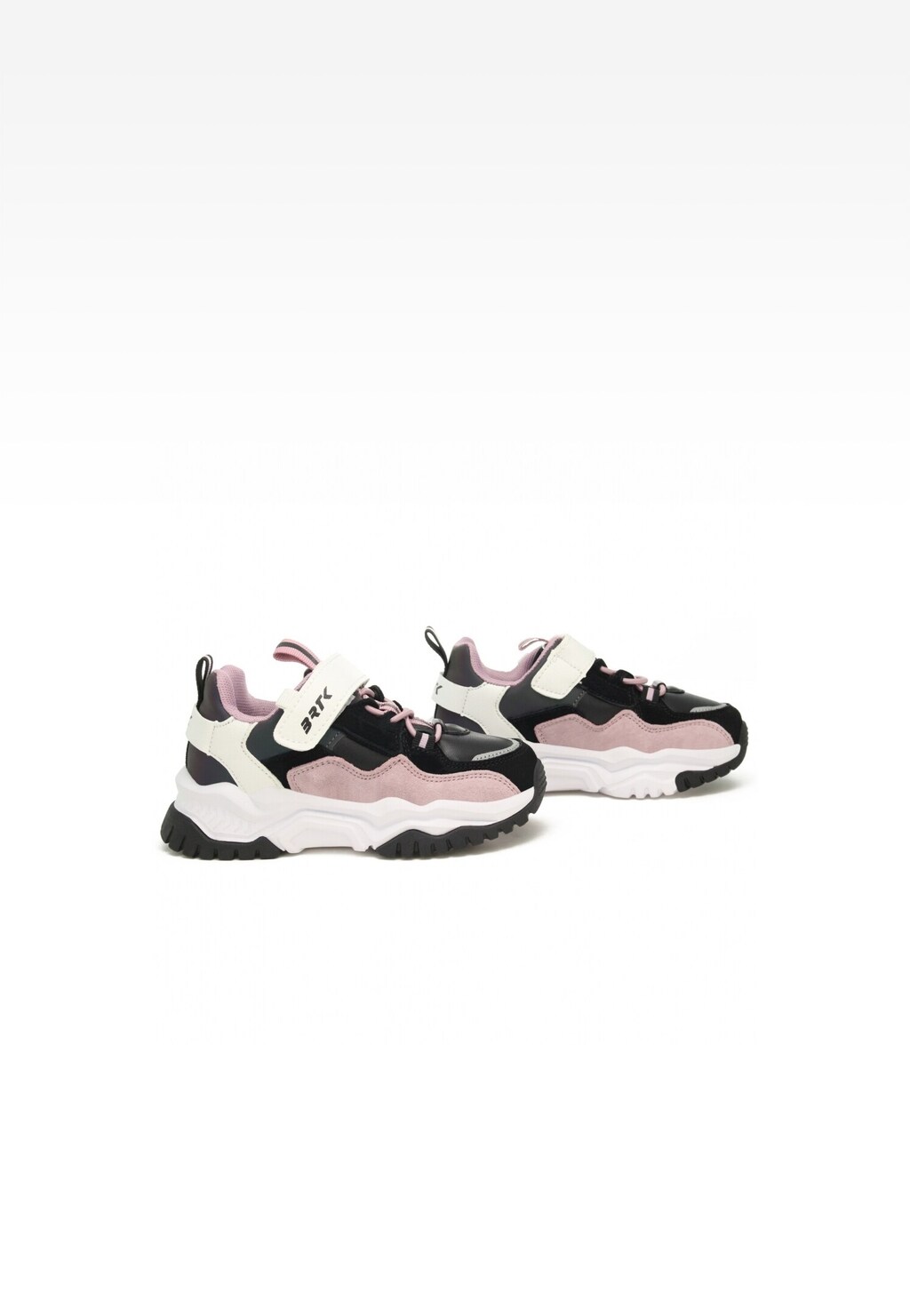 Półbuty BARTEK 15412003, dla dziewcząt, czarno-różowy Widok 7