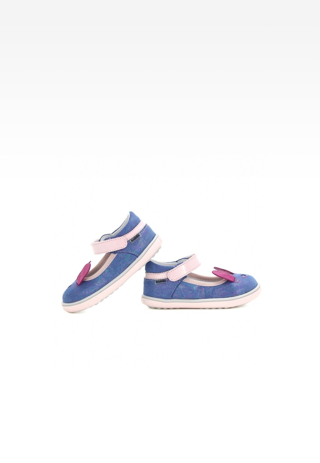 Czółenka BARTEK W-31908/FBY, dla dziewcząt, niebiesko-różowy Widok 6