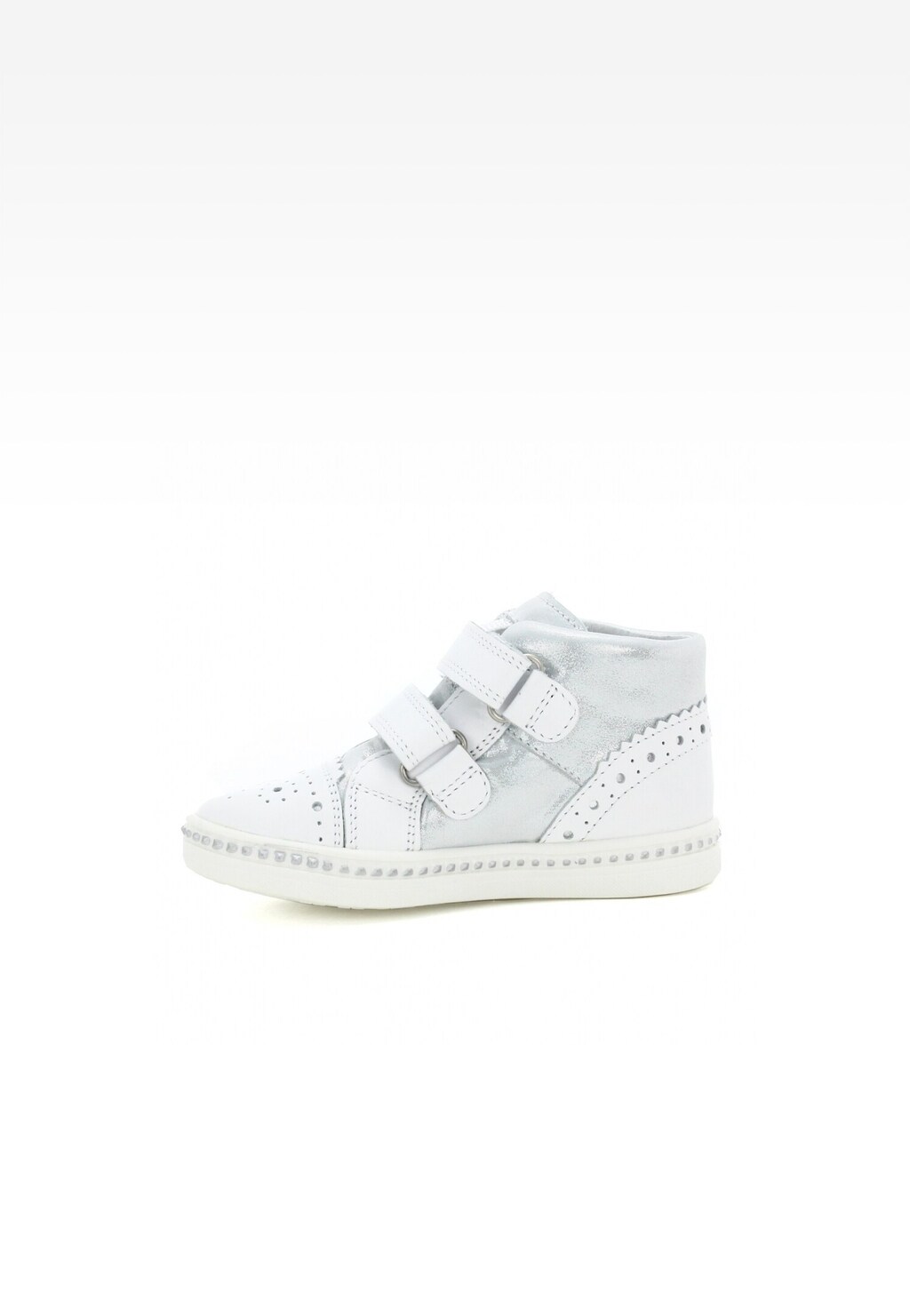 Trzewiki BARTEK W-91764-3/AAU, dla dziewcząt, biało-srebrny Widok 4