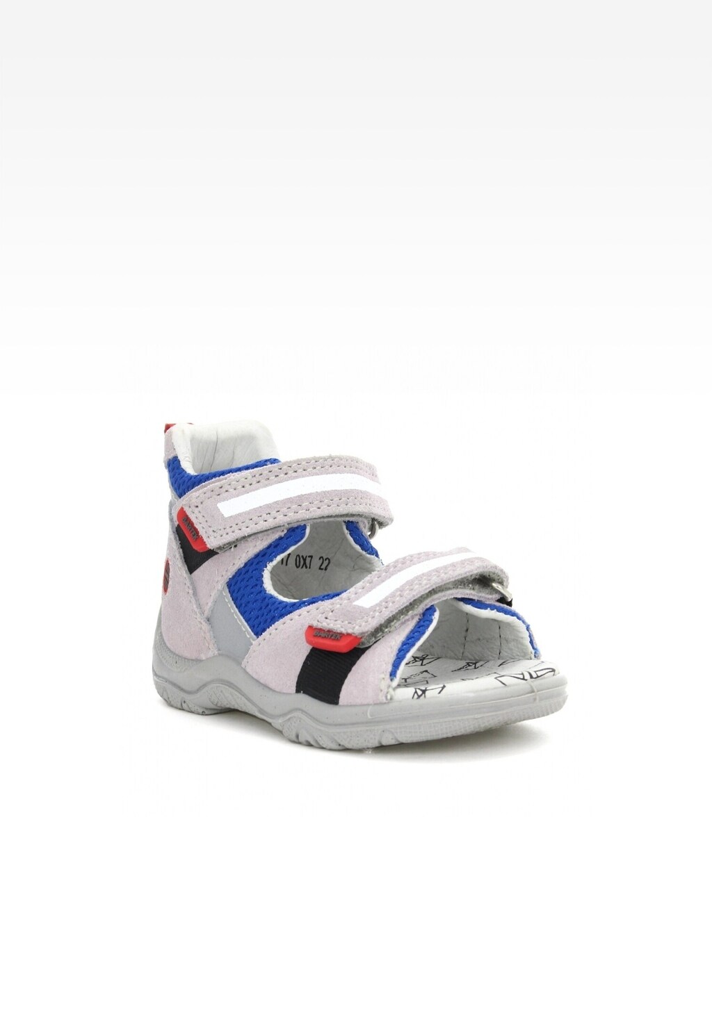 Sandały BARTEK T-31917/0X7, dla chłopców, szary Widok 2