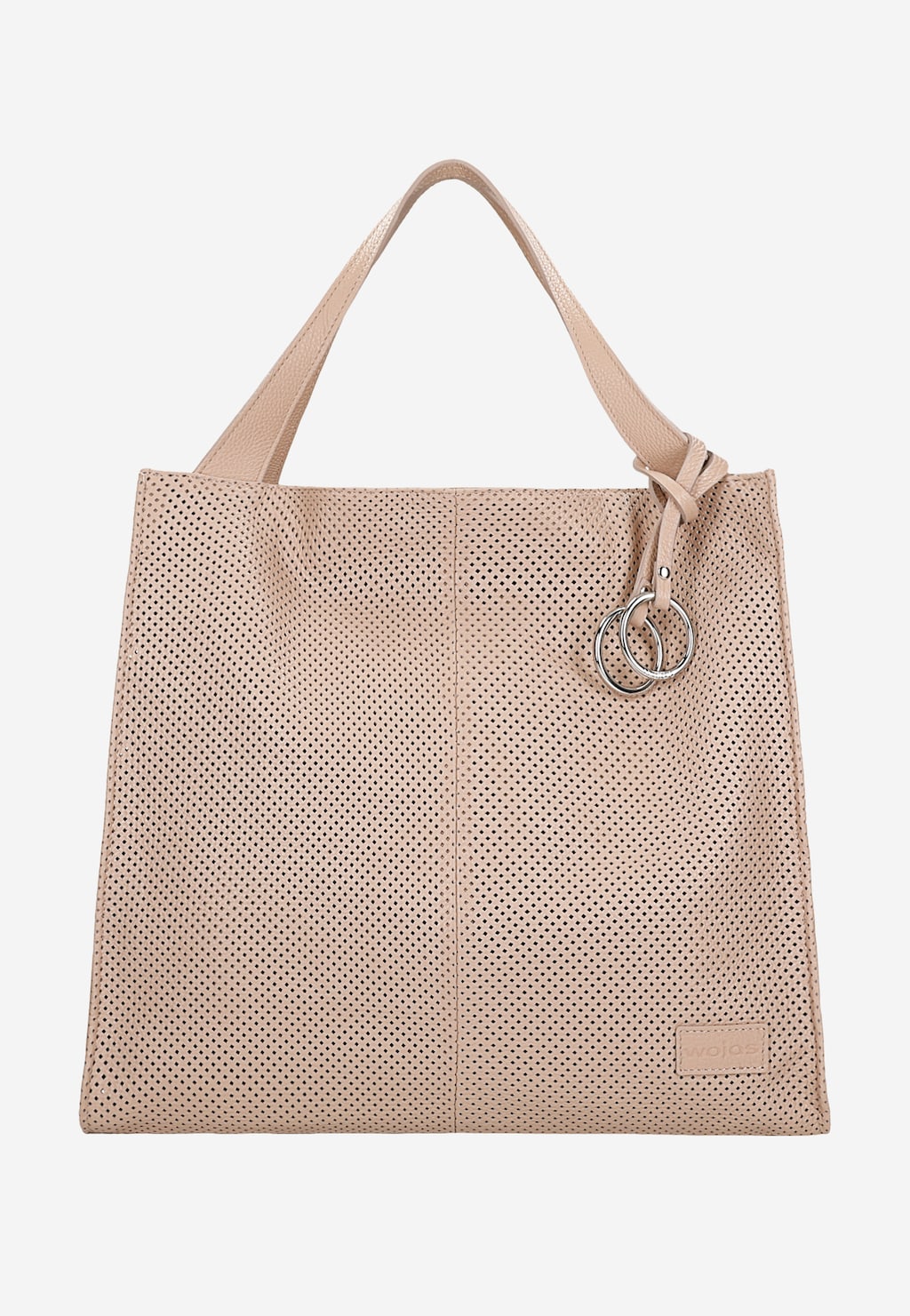 Světle růžová dámská kabelka typu shopper 80382-54 Widok 1