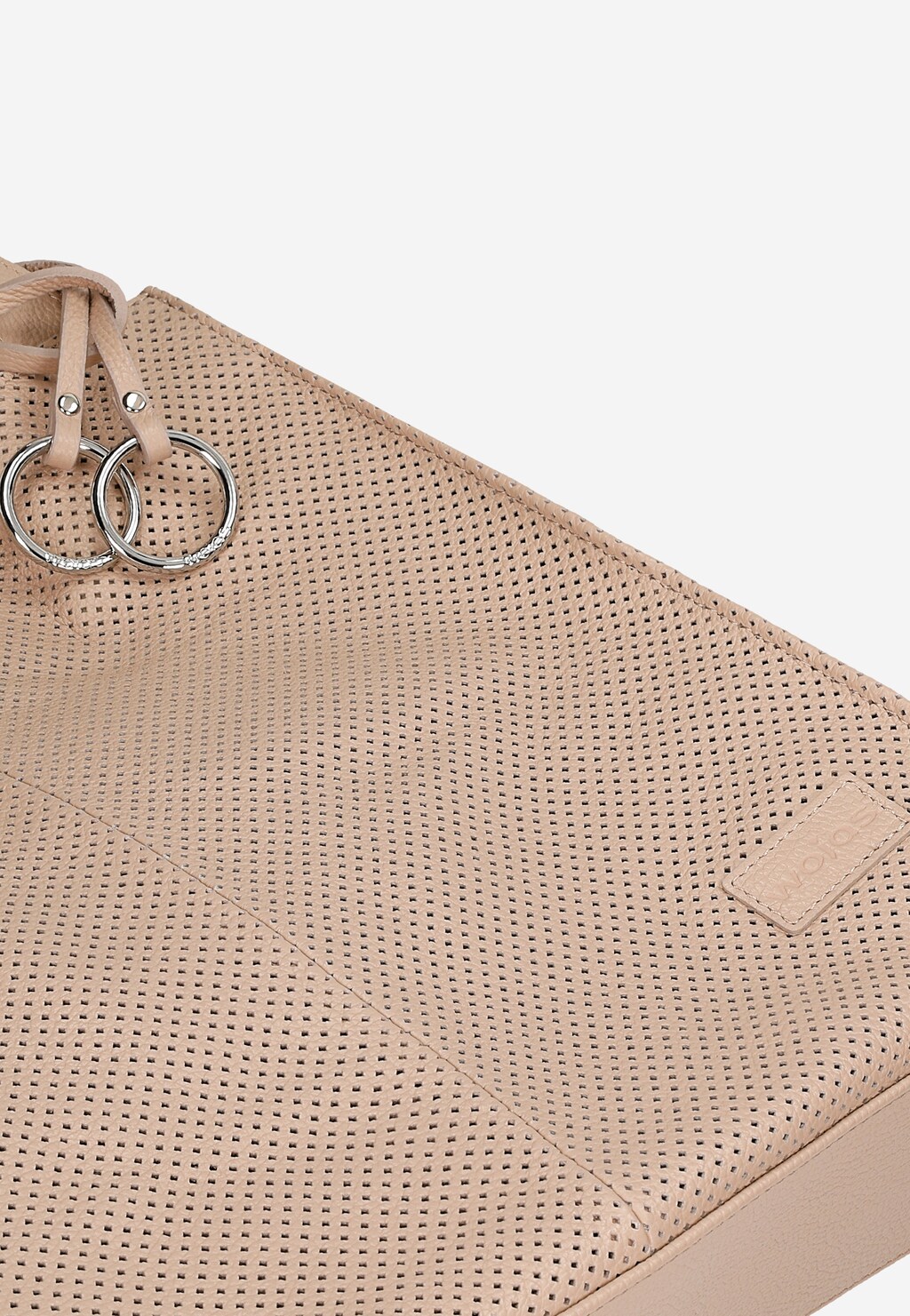 Světle růžová dámská kabelka typu shopper 80382-54 Widok 6