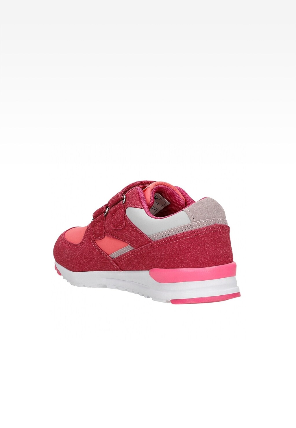 Półbuty BARTEK 15042903, dla dziewcząt, czerwono-różowy Widok 3
