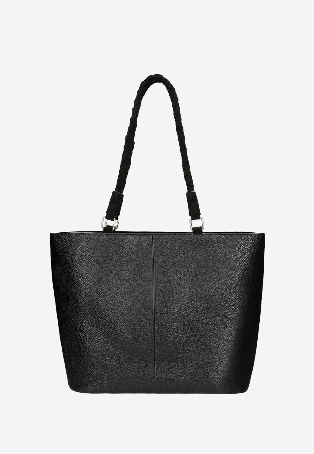 Duża pleciona torebka damska w kolorze czarnym 80224-71 Widok 4