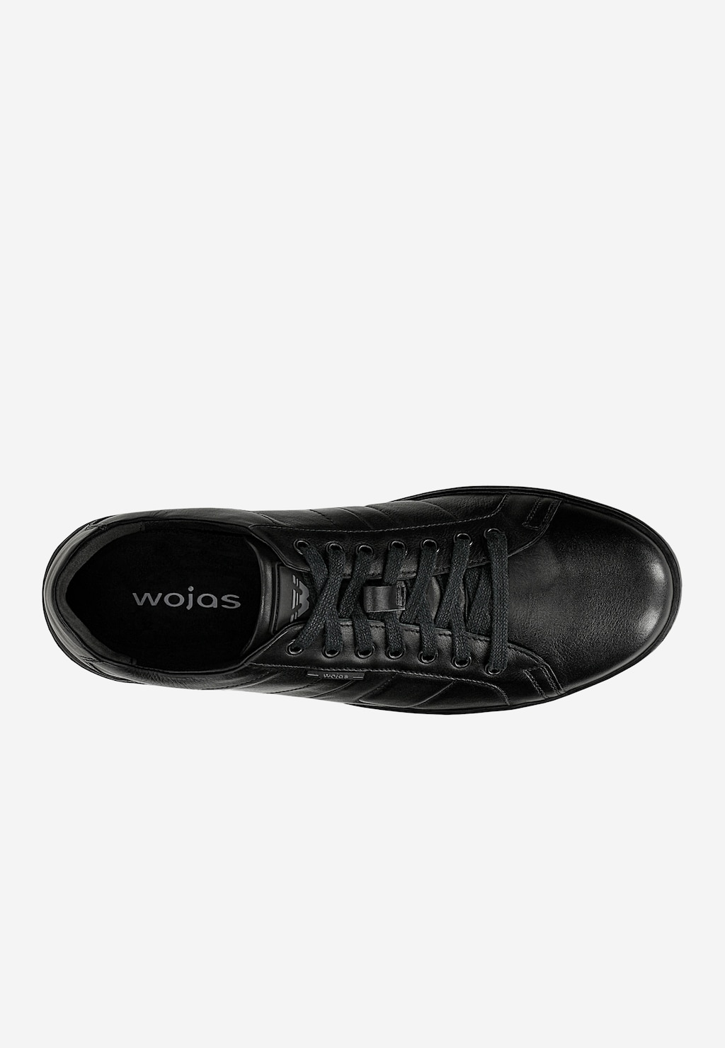 Kožené pánské sportovní boty v černé barvě 9080-51 Widok 4