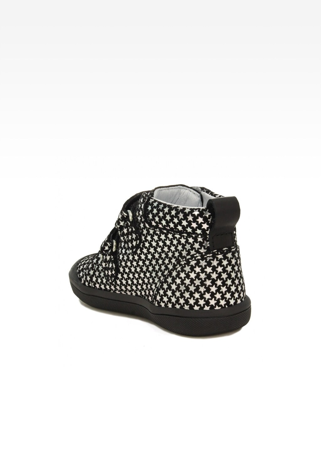 Trzewiki BARTEK 11025135, dla dziewcząt, czarno-srebrny Widok 4