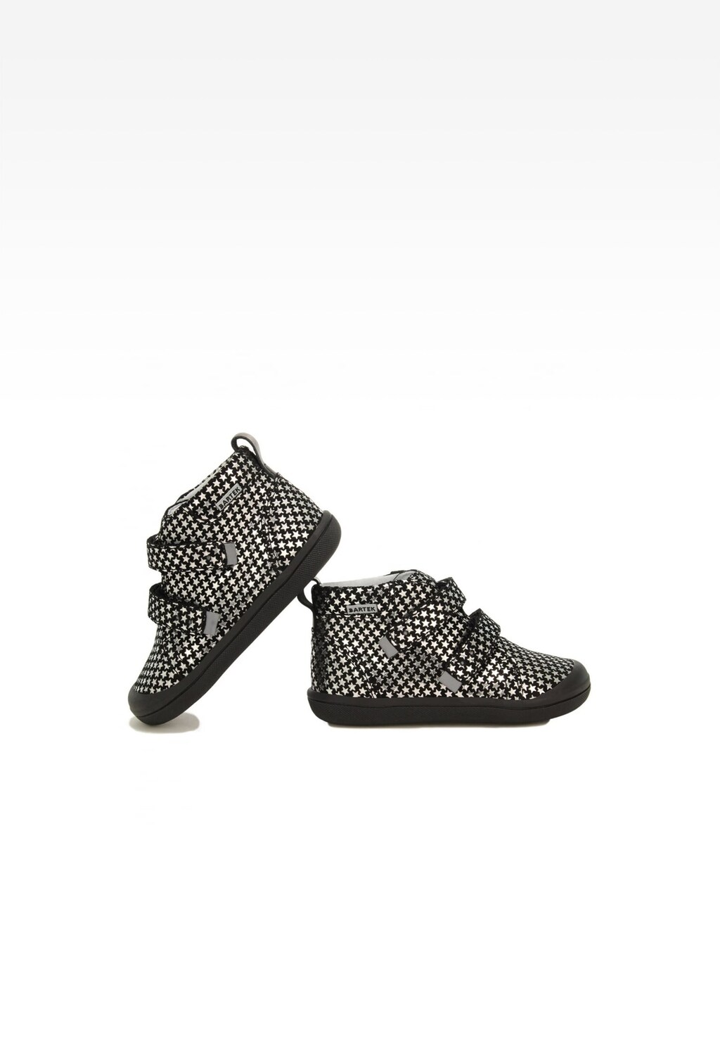 Trzewiki BARTEK 11025135, dla dziewcząt, czarno-srebrny Widok 7