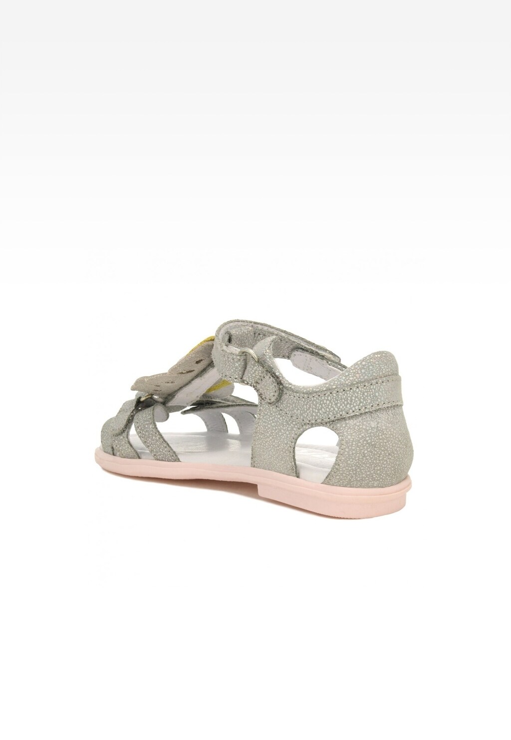 Sandały BARTEK 16182040, dla dziewcząt, srebrny Widok 3