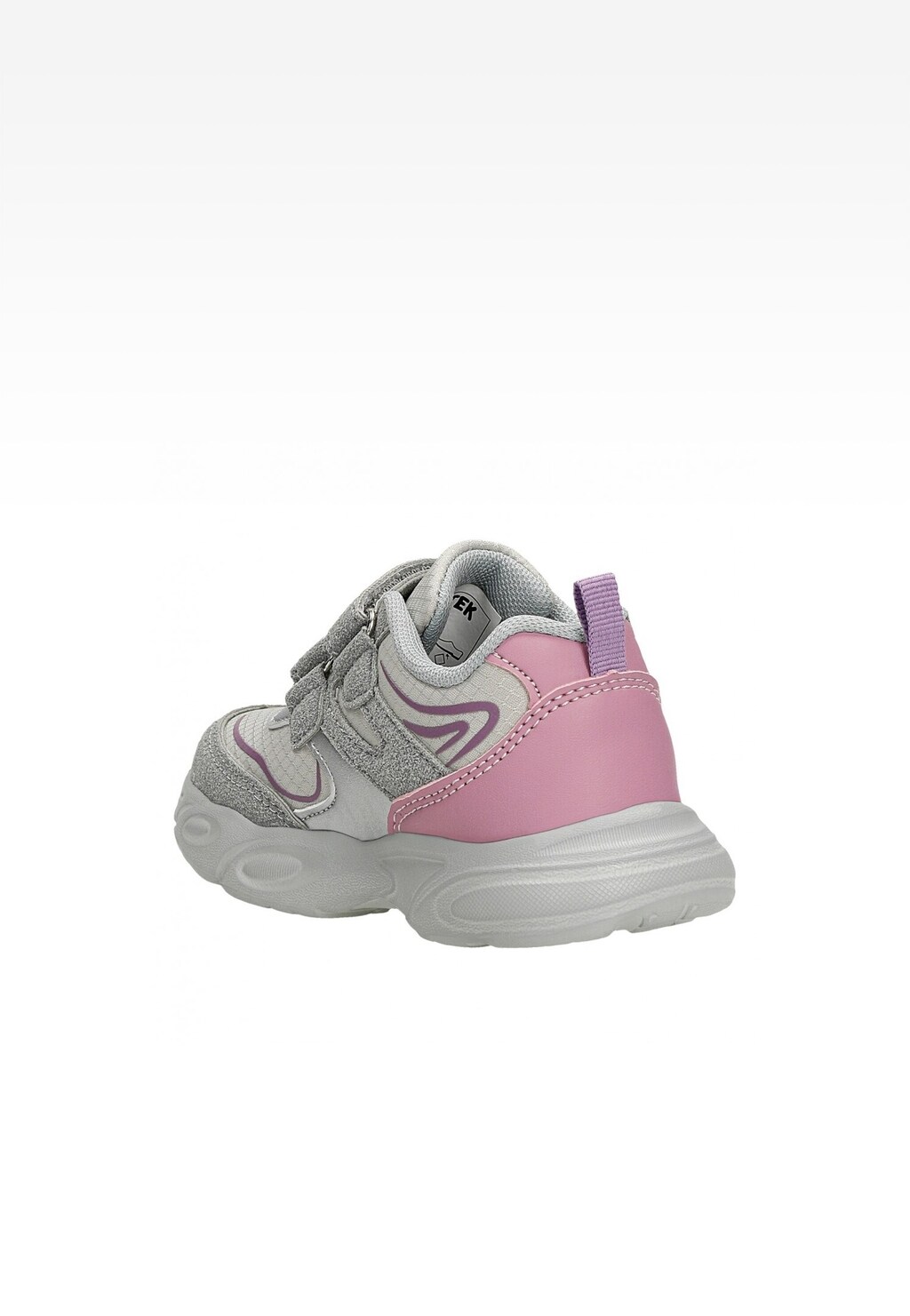 Półbuty BARTEK 11043002, dla dziewcząt, fioletowo-srebrny Widok 3