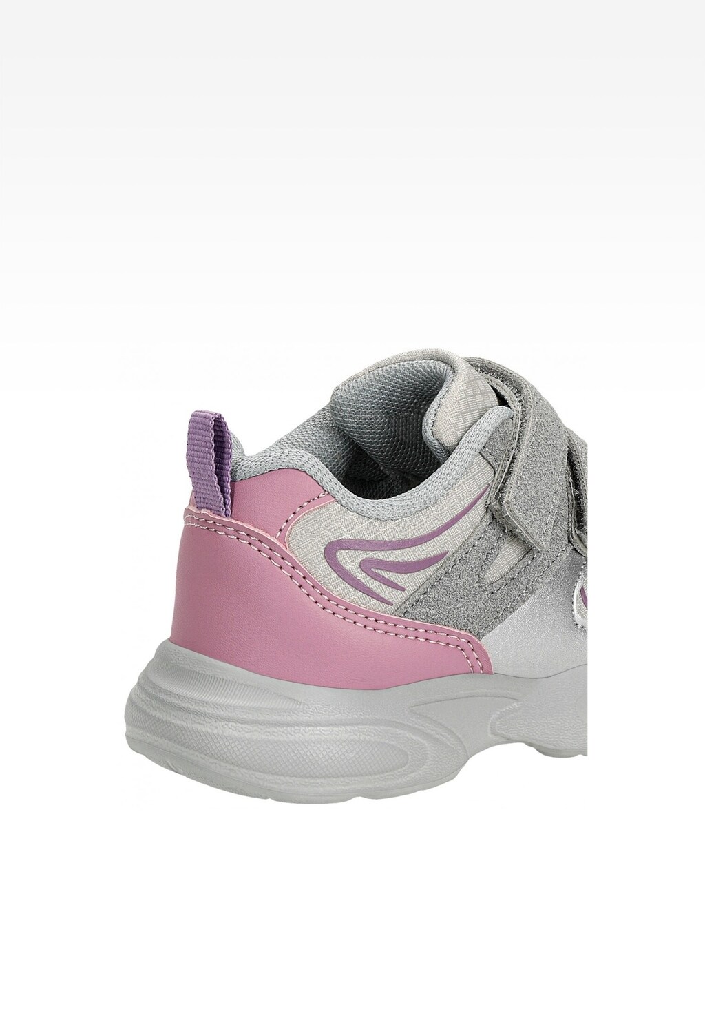 Półbuty BARTEK 11043002, dla dziewcząt, fioletowo-srebrny Widok 6