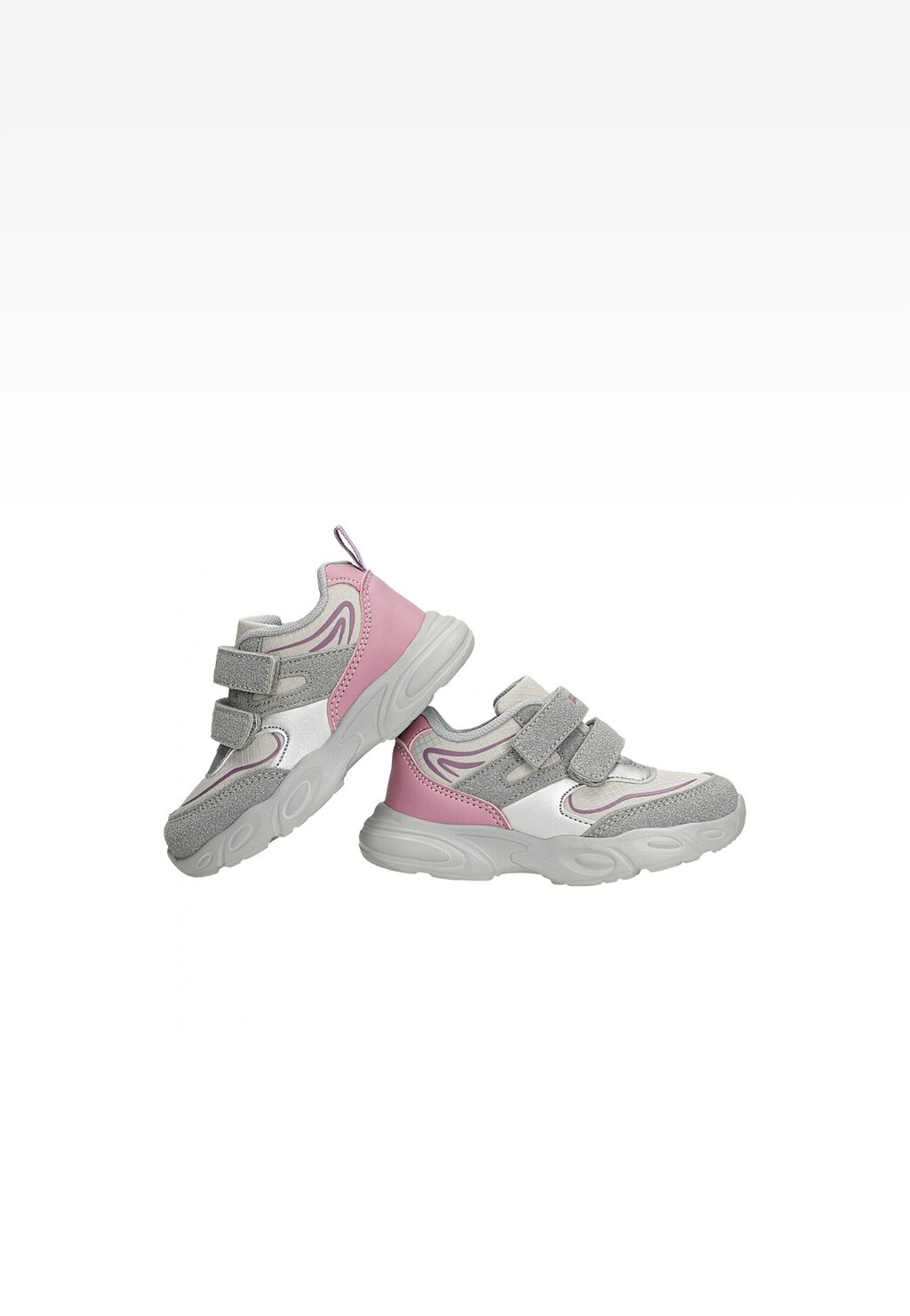 Półbuty BARTEK 11043002, dla dziewcząt, fioletowo-srebrny Widok 8