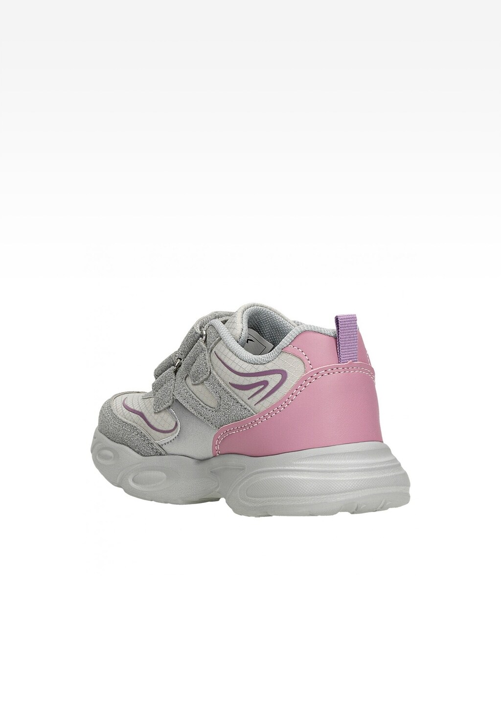 Półbuty BARTEK 15043002, dla dziewcząt, fioletowo-srebrny Widok 3